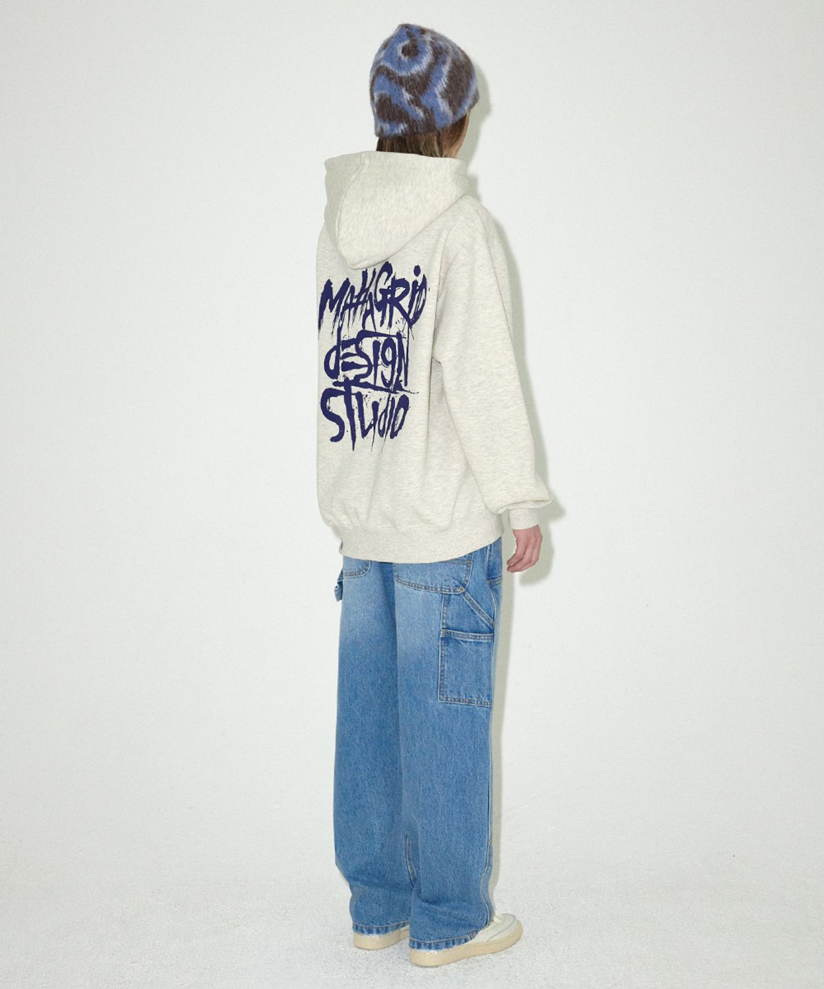 마하그리드(MAHAGRID) DOUBLE KNEE DENIM PANT BLUE(MG2EFMD112A)