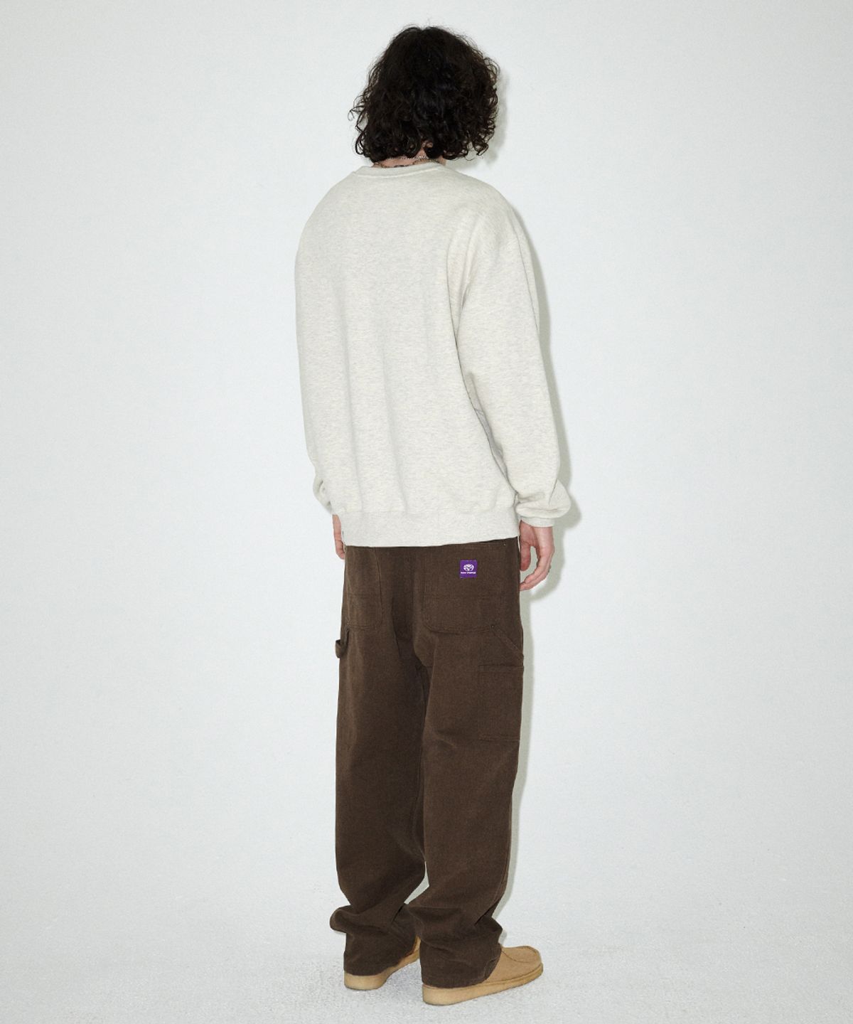마하그리드(MAHAGRID) DOUBLE KNEE CANVAS PANT BROWN(MG2EFMD113A)