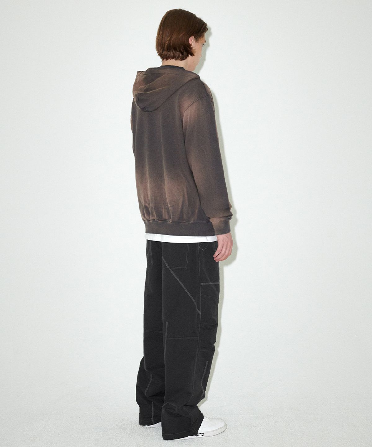 마하그리드(MAHAGRID) [FW 버전]COVER STITCH PARACHUTE PANT BLACK(MG2EFMPA10A)