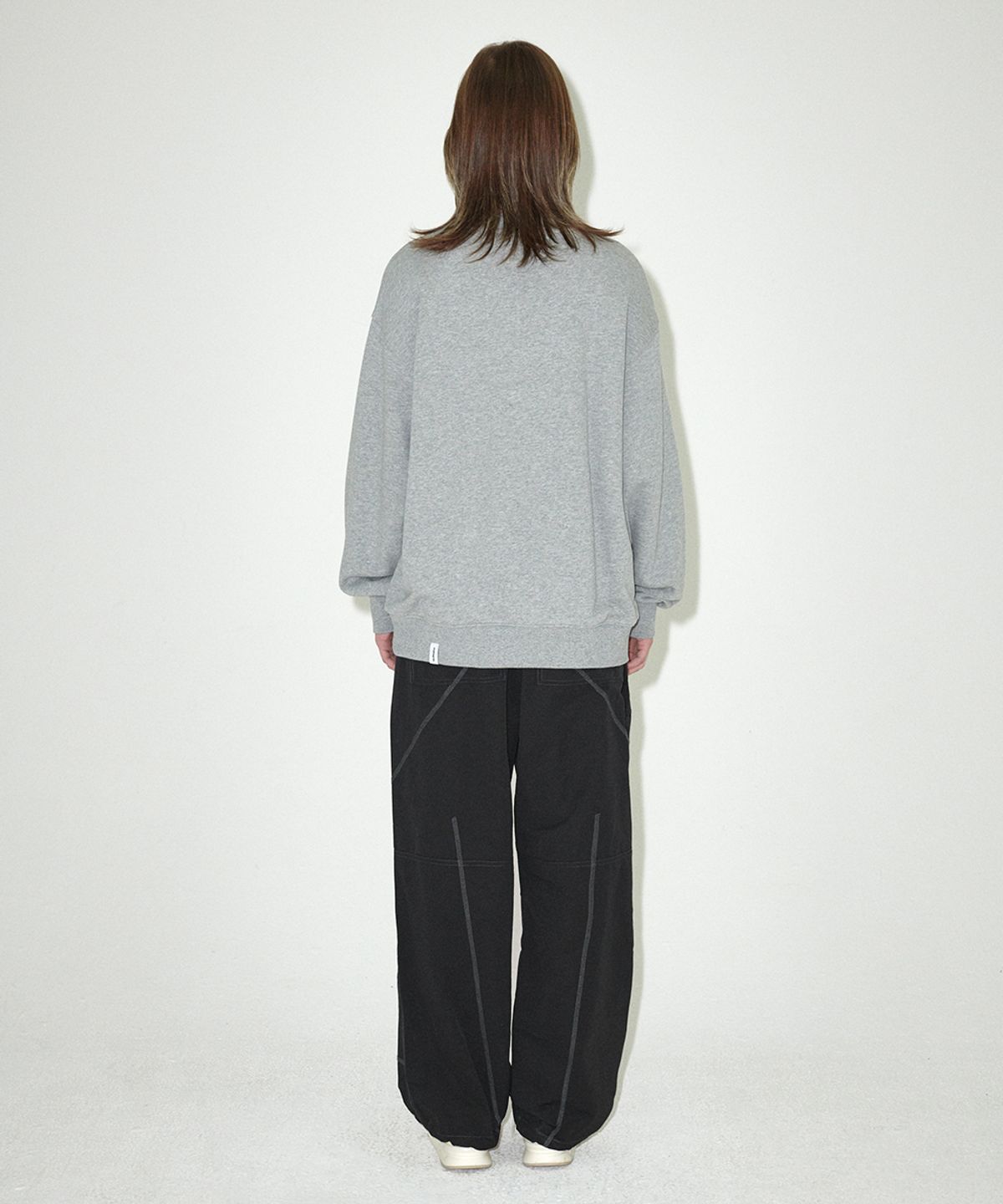 마하그리드(MAHAGRID) [FW 버전]COVER STITCH PARACHUTE PANT BLACK(MG2EFMPA10A)