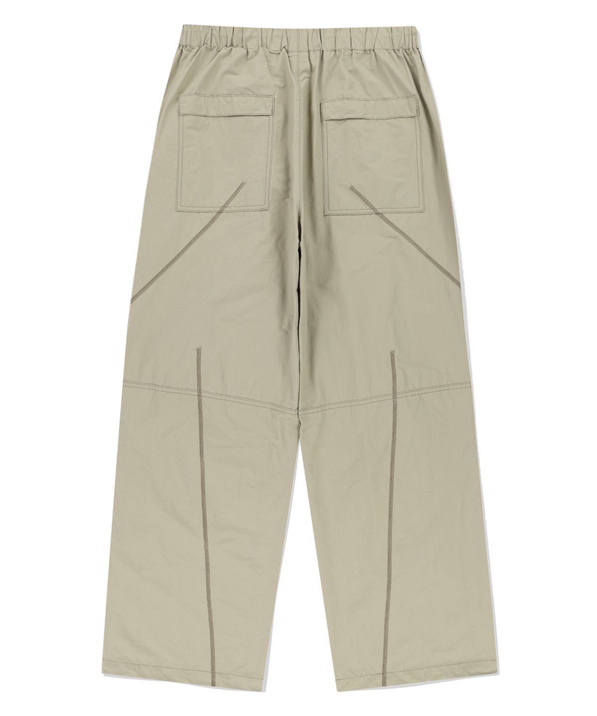 마하그리드(MAHAGRID) [FW 버전]COVER STITCH PARACHUTE PANT BEIGE(MG2EFMPA10A)