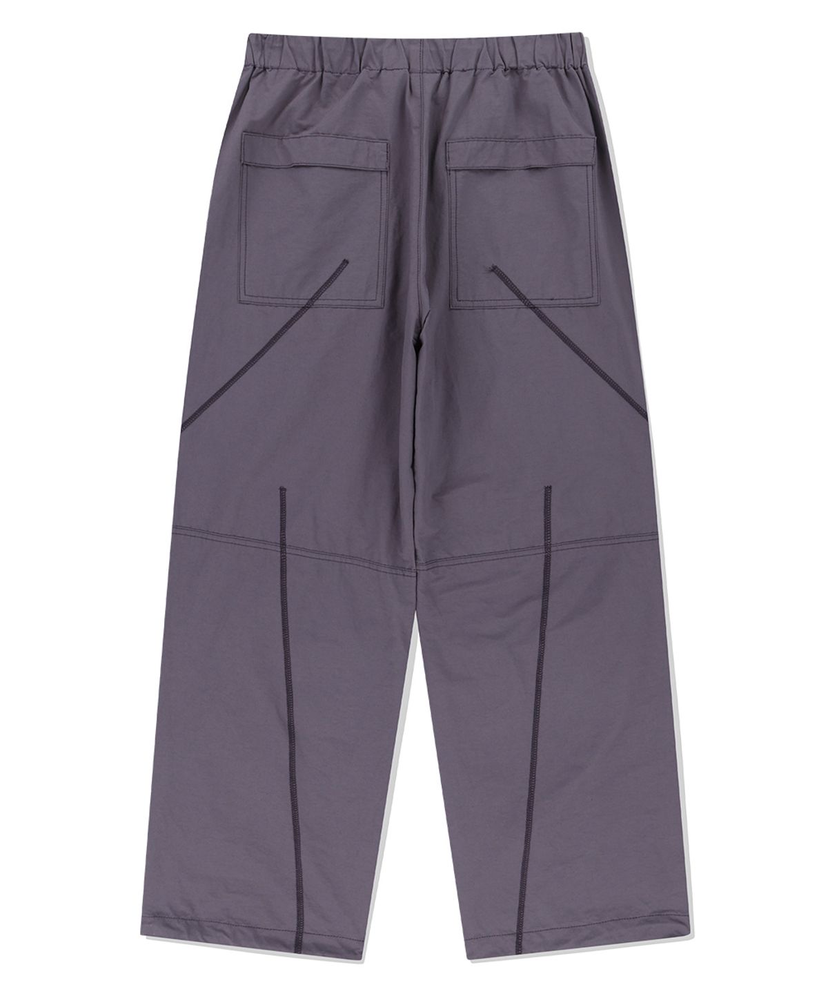 마하그리드(MAHAGRID) [FW 버전]COVER STITCH PARACHUTE PANT PURPLE(MG2EFMPA10A)