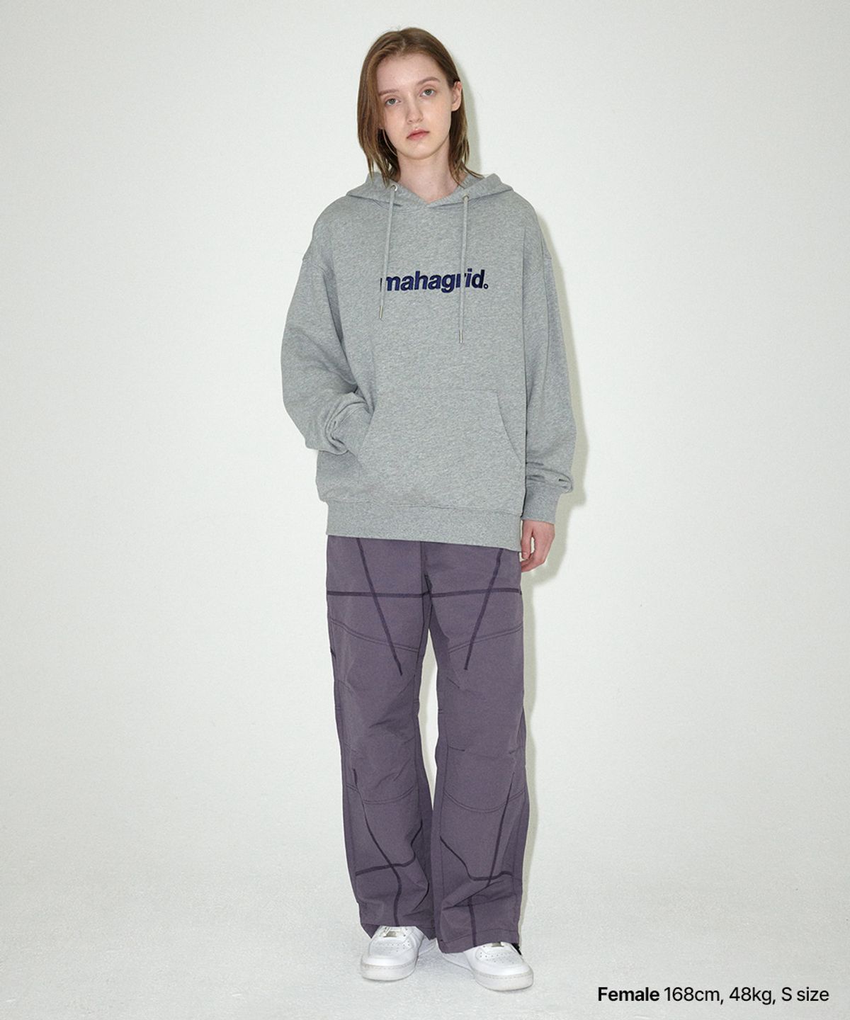 마하그리드(MAHAGRID) [FW 버전]COVER STITCH PARACHUTE PANT PURPLE(MG2EFMPA10A)