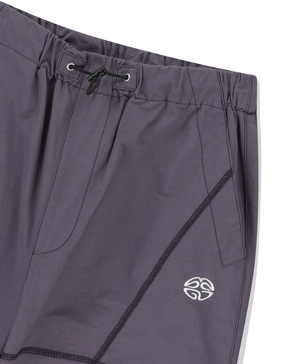 마하그리드(MAHAGRID) [FW 버전]COVER STITCH PARACHUTE PANT PURPLE(MG2EFMPA10A)
