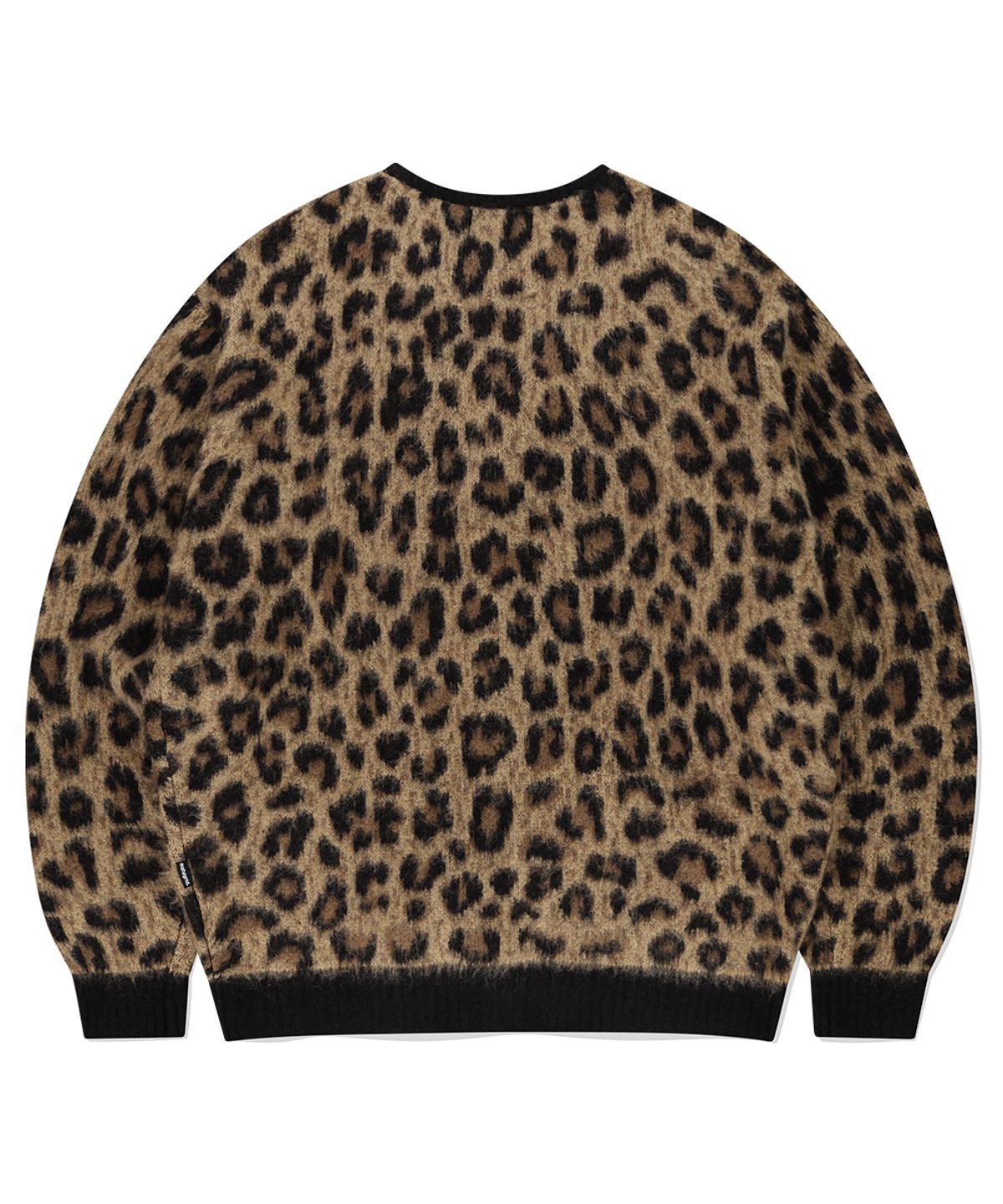 마하그리드(MAHAGRID) LEOPARD HAIRY KNIT CARDIGAN BROWN(MG2EFMK692A)