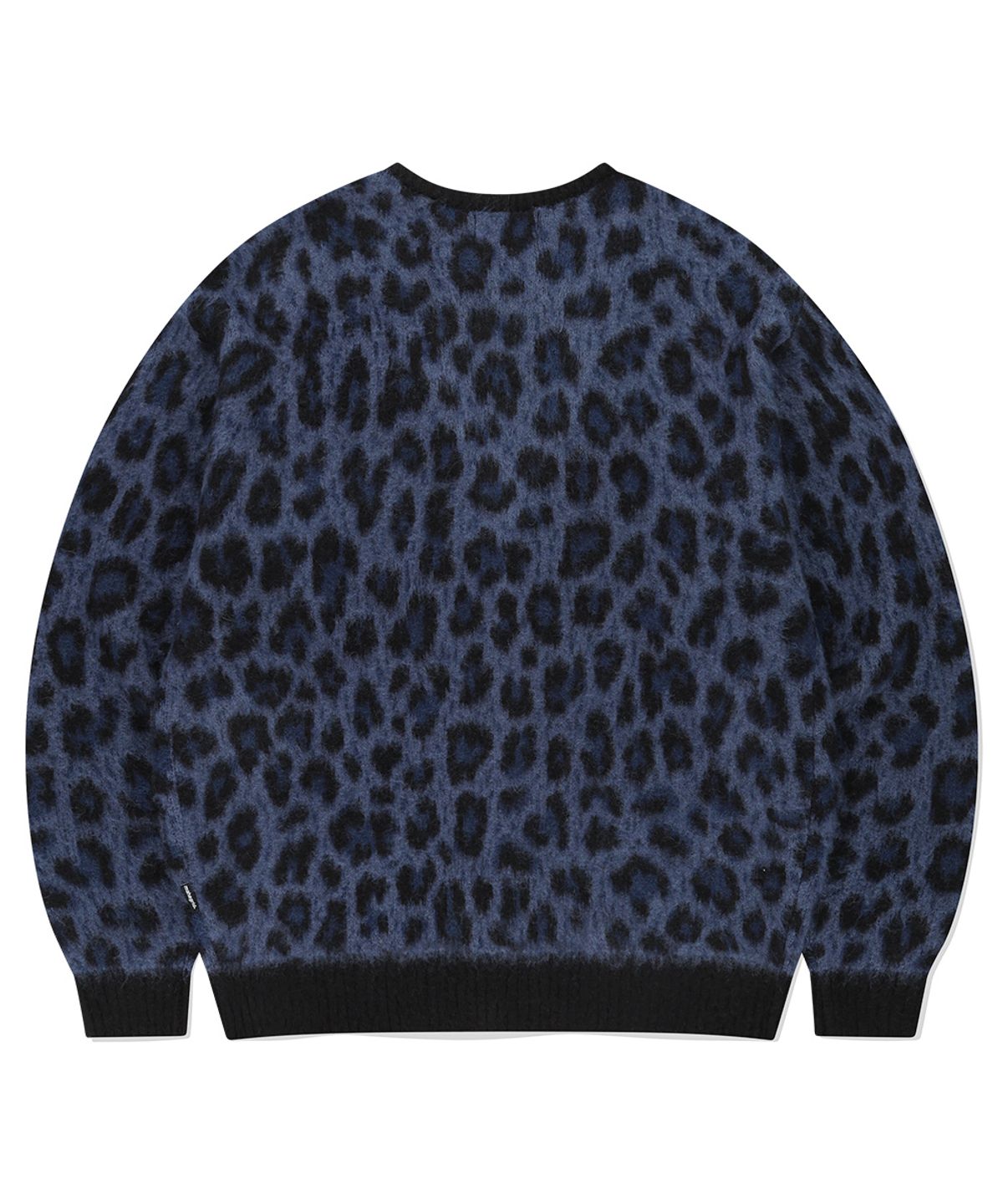 마하그리드(MAHAGRID) LEOPARD HAIRY KNIT CARDIGAN NAVY(MG2EFMK692A)