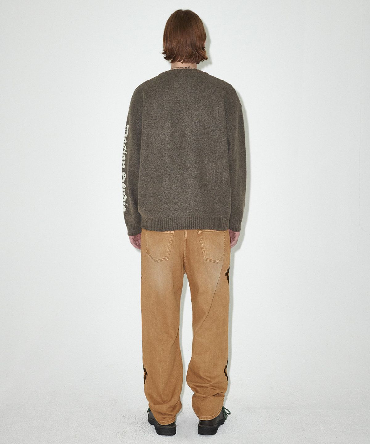 마하그리드(MAHAGRID) FIREDRAKE KNIT SWEATER BROWN(MG2EFMK603A)