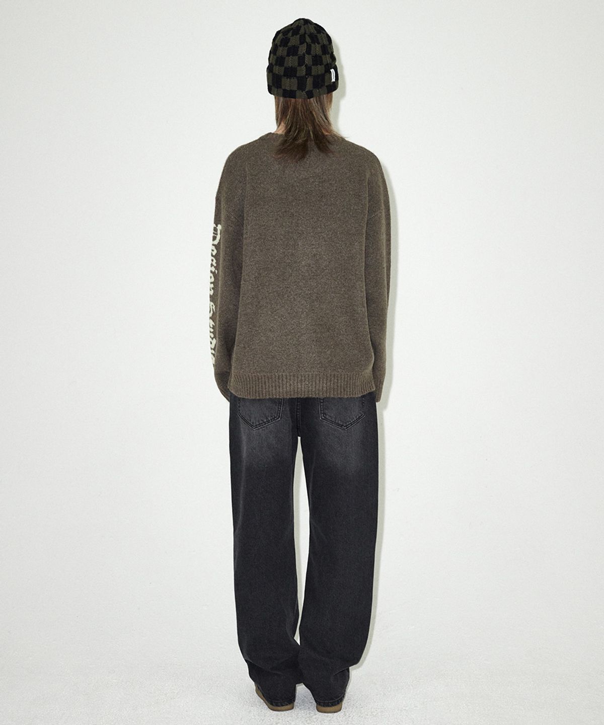 마하그리드(MAHAGRID) FIREDRAKE KNIT SWEATER BROWN(MG2EFMK603A)