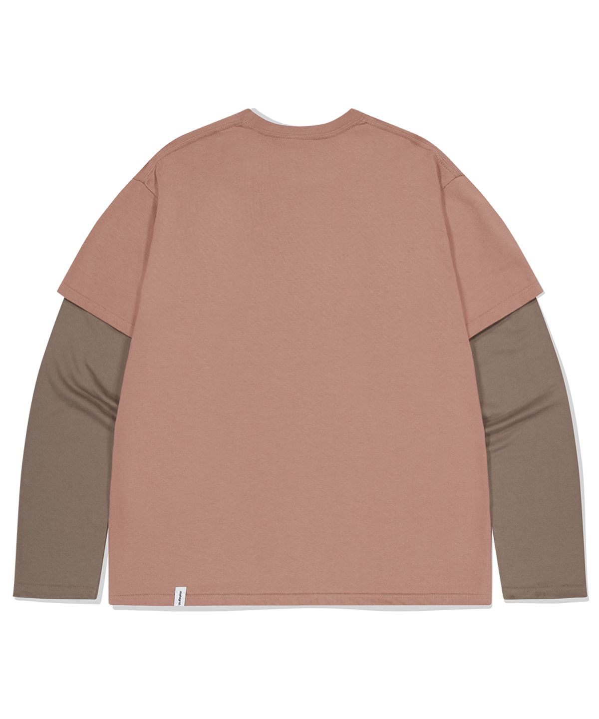 마하그리드(MAHAGRID) SYMBOL LAYERED LS TEE BROWN(MG2EFMT568A)