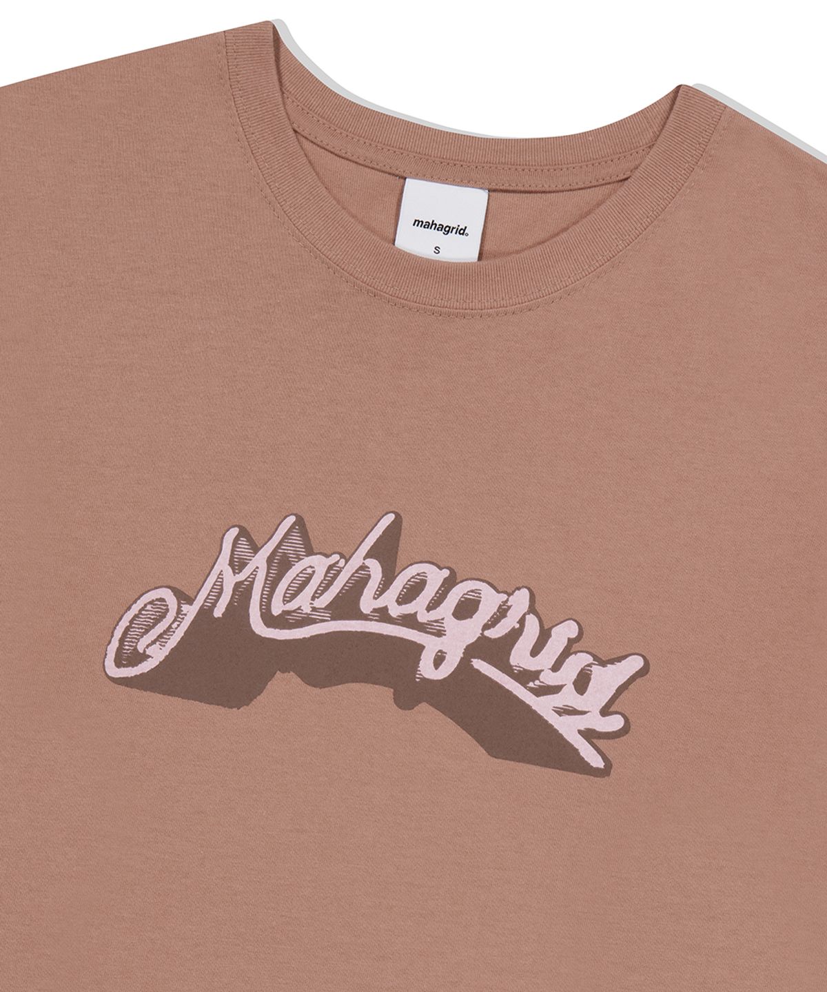 마하그리드(MAHAGRID) SYMBOL LAYERED LS TEE BROWN(MG2EFMT568A)