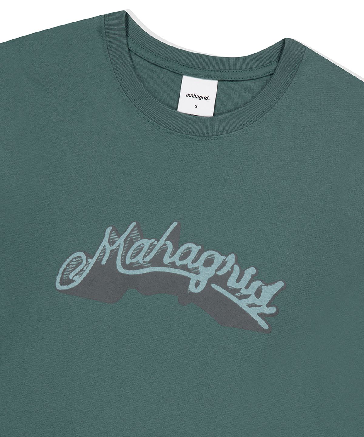 마하그리드(MAHAGRID) SYMBOL LAYERED LS TEE BLUE(MG2EFMT568A)