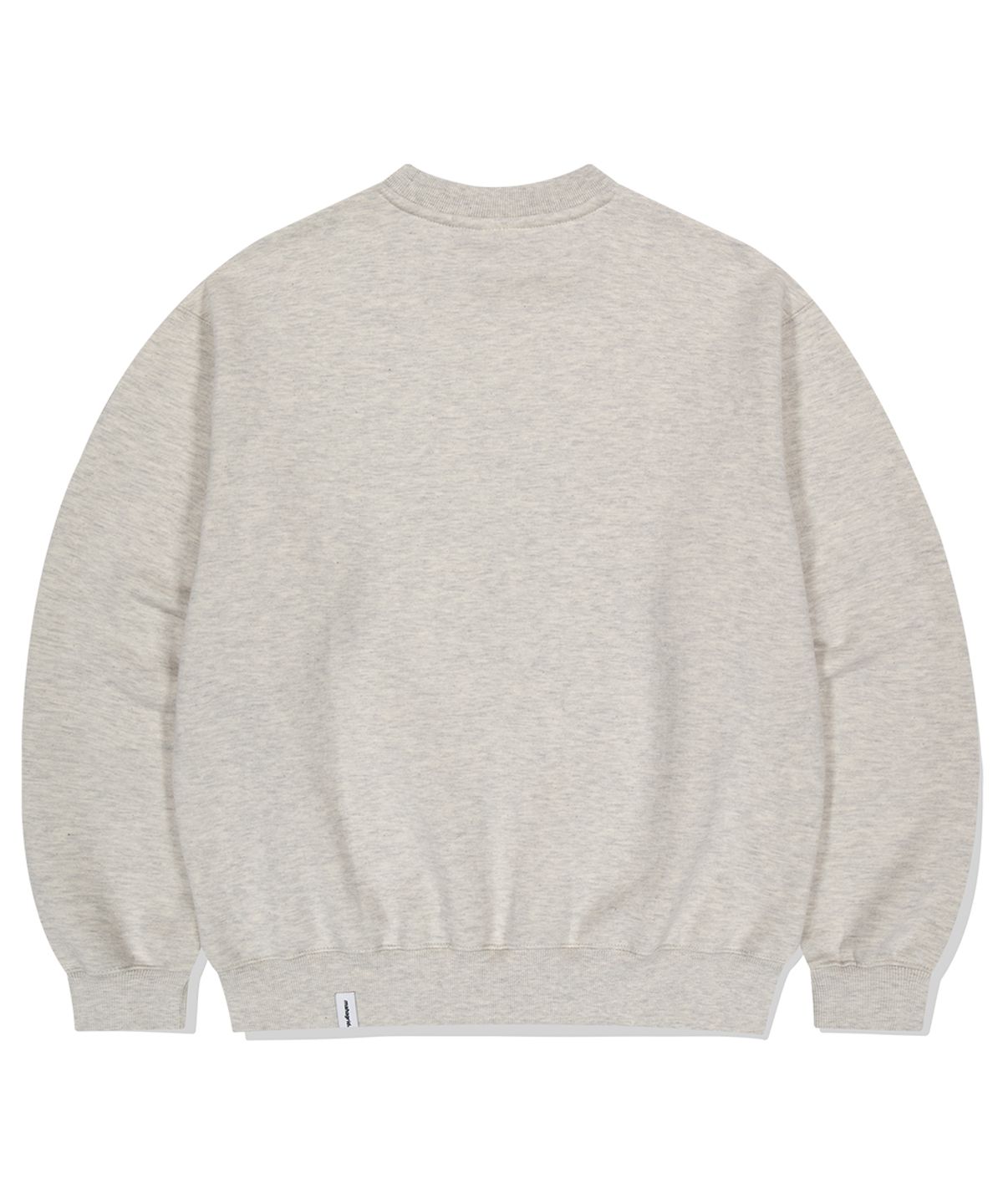 마하그리드(MAHAGRID) ROSE VARSITY SWEATSHIRT OATMEAL(MG2EFMM454A)