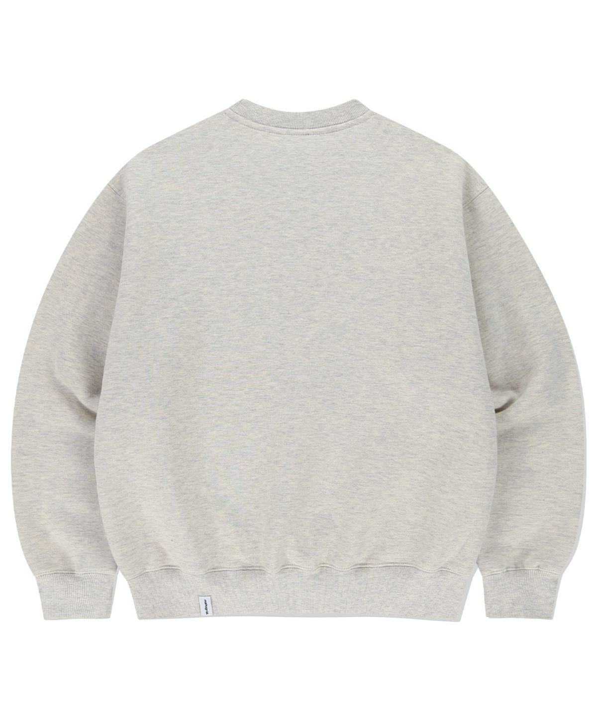 마하그리드(MAHAGRID) LOGO LIST SWEATSHIRT OATMEAL(MG2EFMM455A)