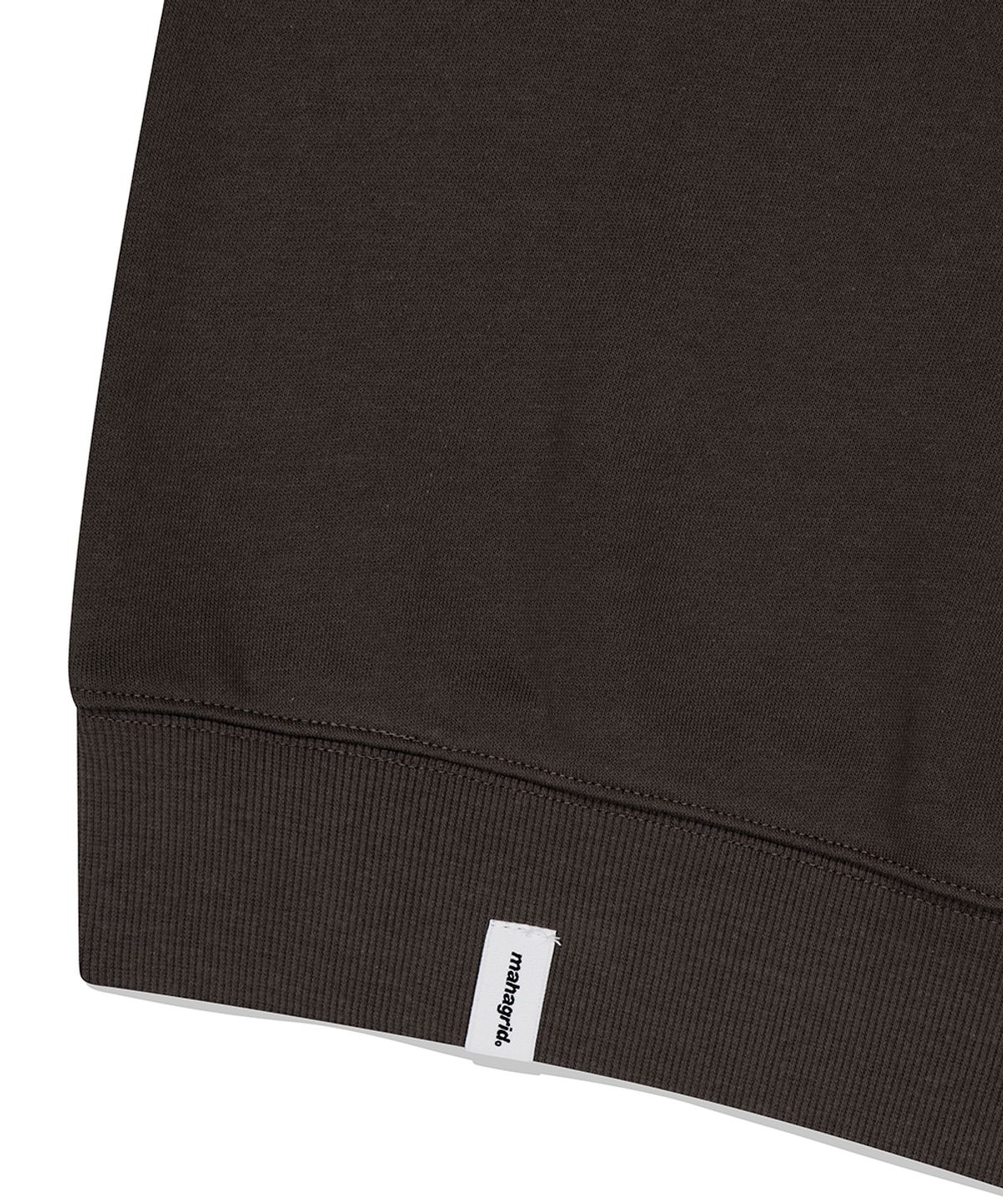 마하그리드(MAHAGRID) LOGO LIST SWEATSHIRT BROWN(MG2EFMM455A)