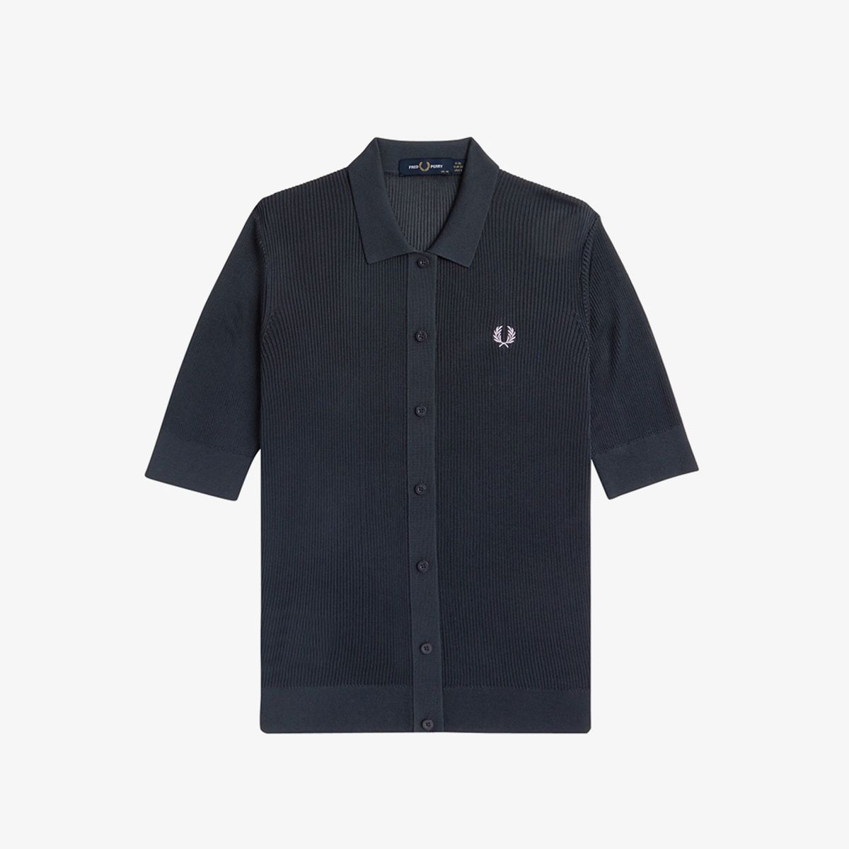 프레드페리(FRED PERRY) [Womens] 립 니트 셔츠 (608) AFPF2438106-608