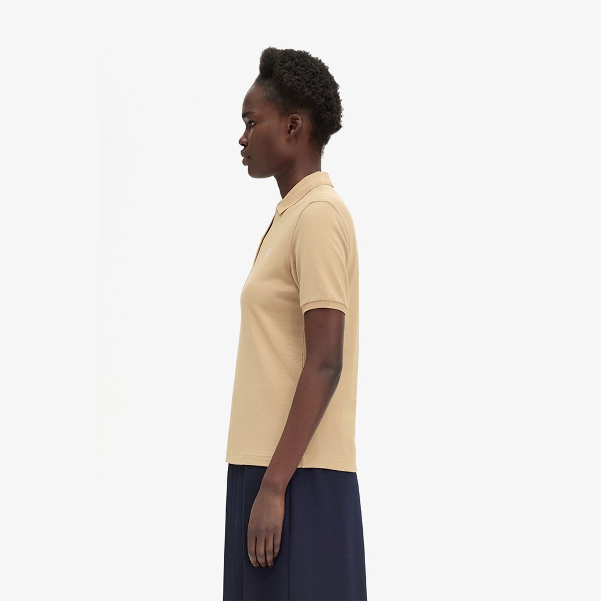 프레드페리(FRED PERRY) [G6000] 여성 플레인 프레드페리 셔츠 - 웜스톤/오트밀 AFPF2436000-V19