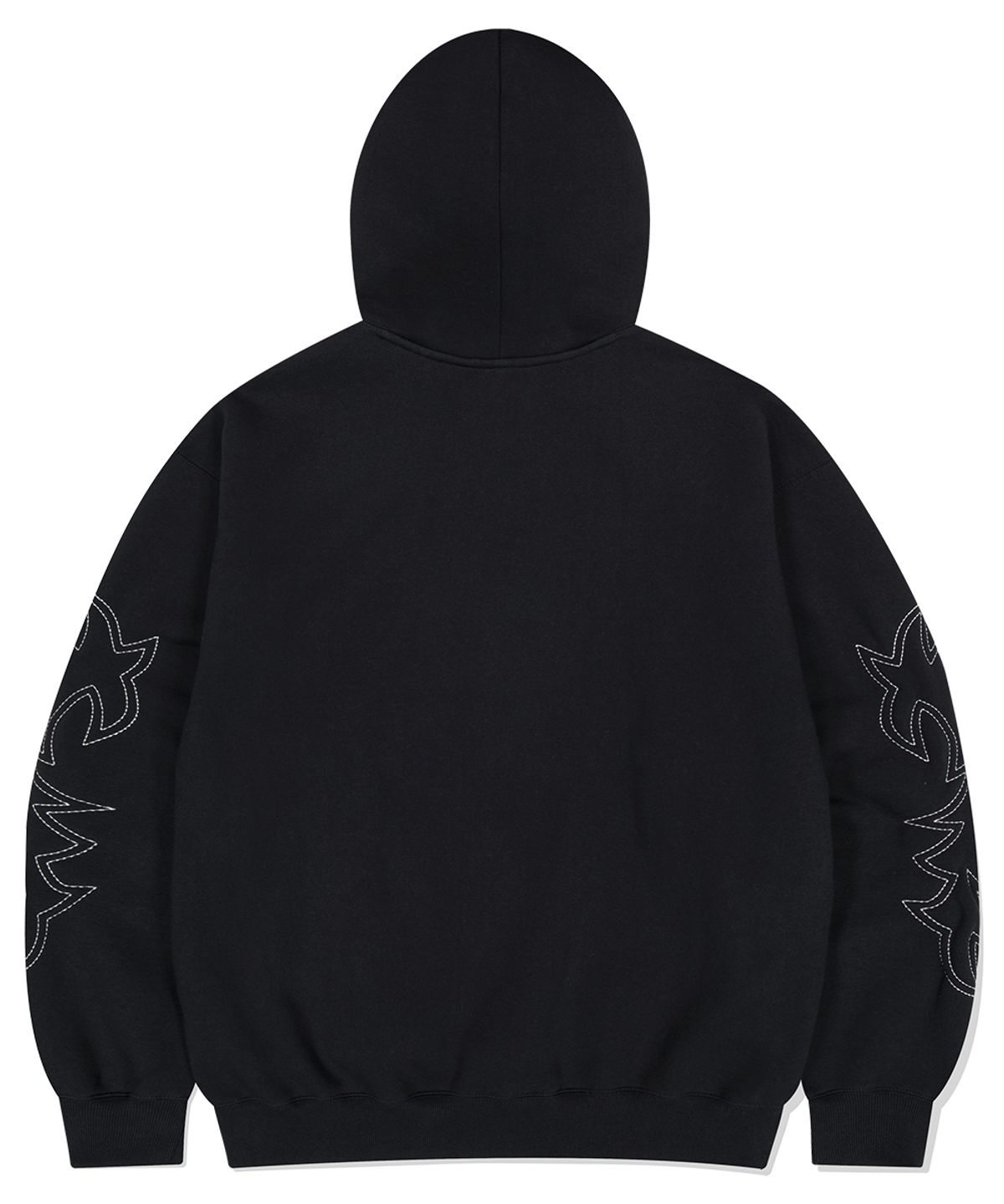 마하그리드(MAHAGRID) WESTERN STITCH HOODIE BLACK(MG2EFMM415A)