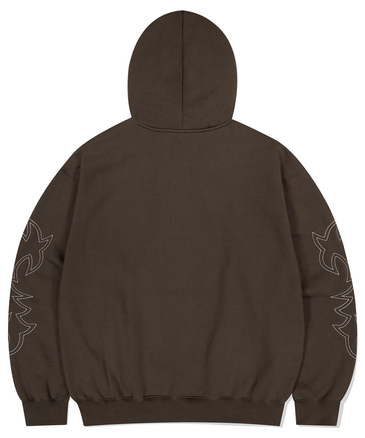 마하그리드(MAHAGRID) WESTERN STITCH HOODIE BROWN(MG2EFMM415A)