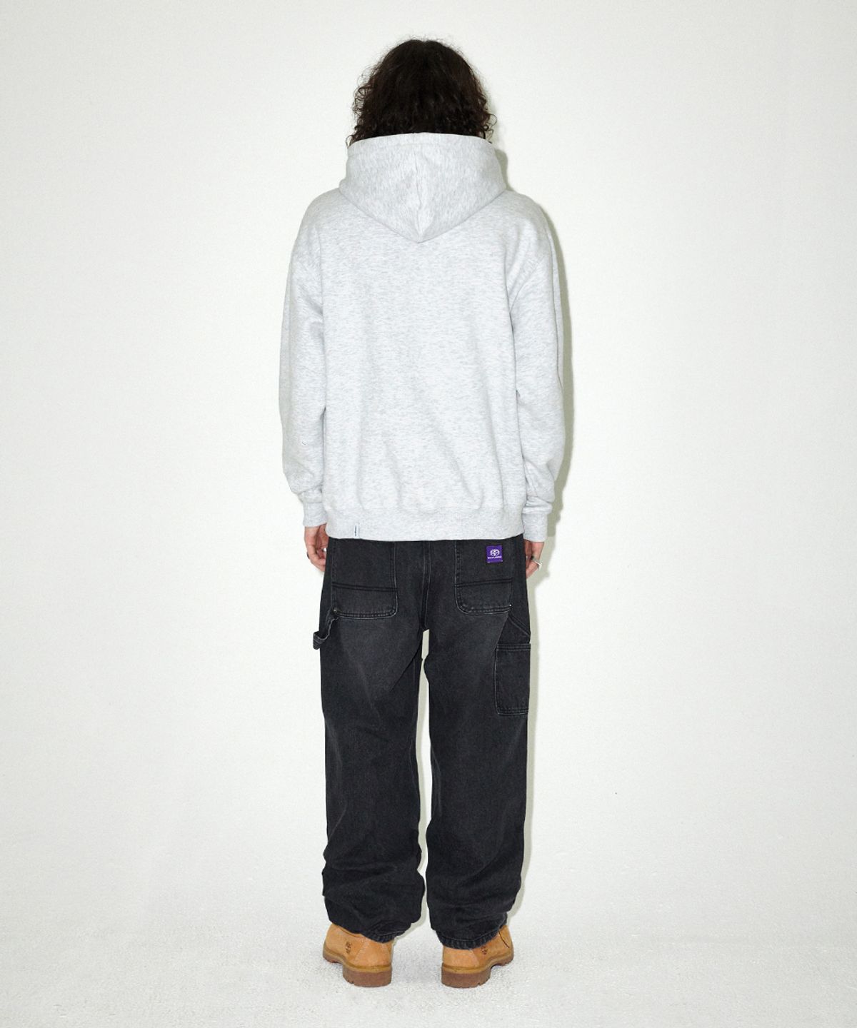 마하그리드(MAHAGRID) LION ATHLETICS HOODIE LIGHT GREY(MG2EFMM417A)