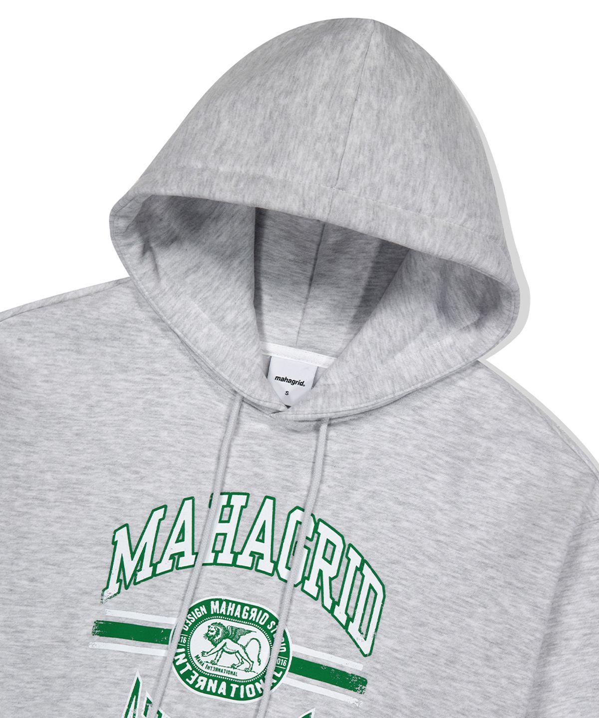 마하그리드(MAHAGRID) LION ATHLETICS HOODIE LIGHT GREY(MG2EFMM417A)