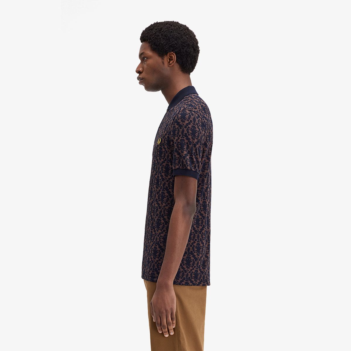 프레드페리(FRED PERRY) [Sharp] 리핏 프린트 폴로 셔츠 (X24) AFPM2438616-X24
