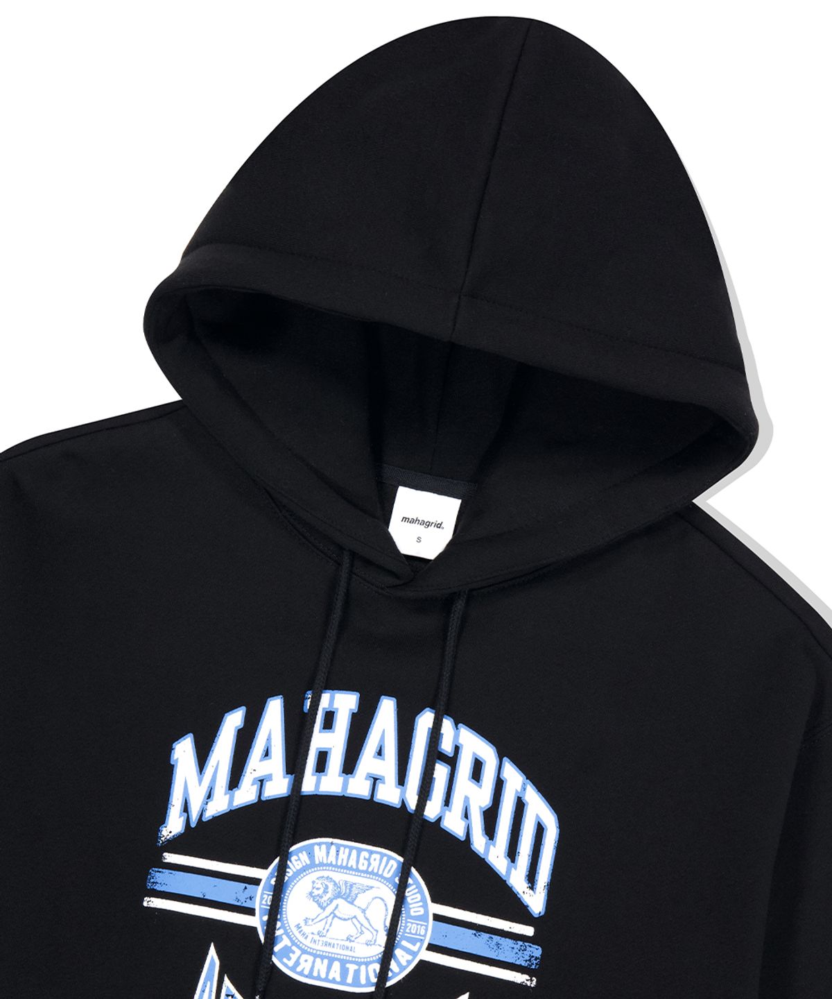 마하그리드(MAHAGRID) LION ATHLETICS HOODIE BLACK(MG2EFMM417A)