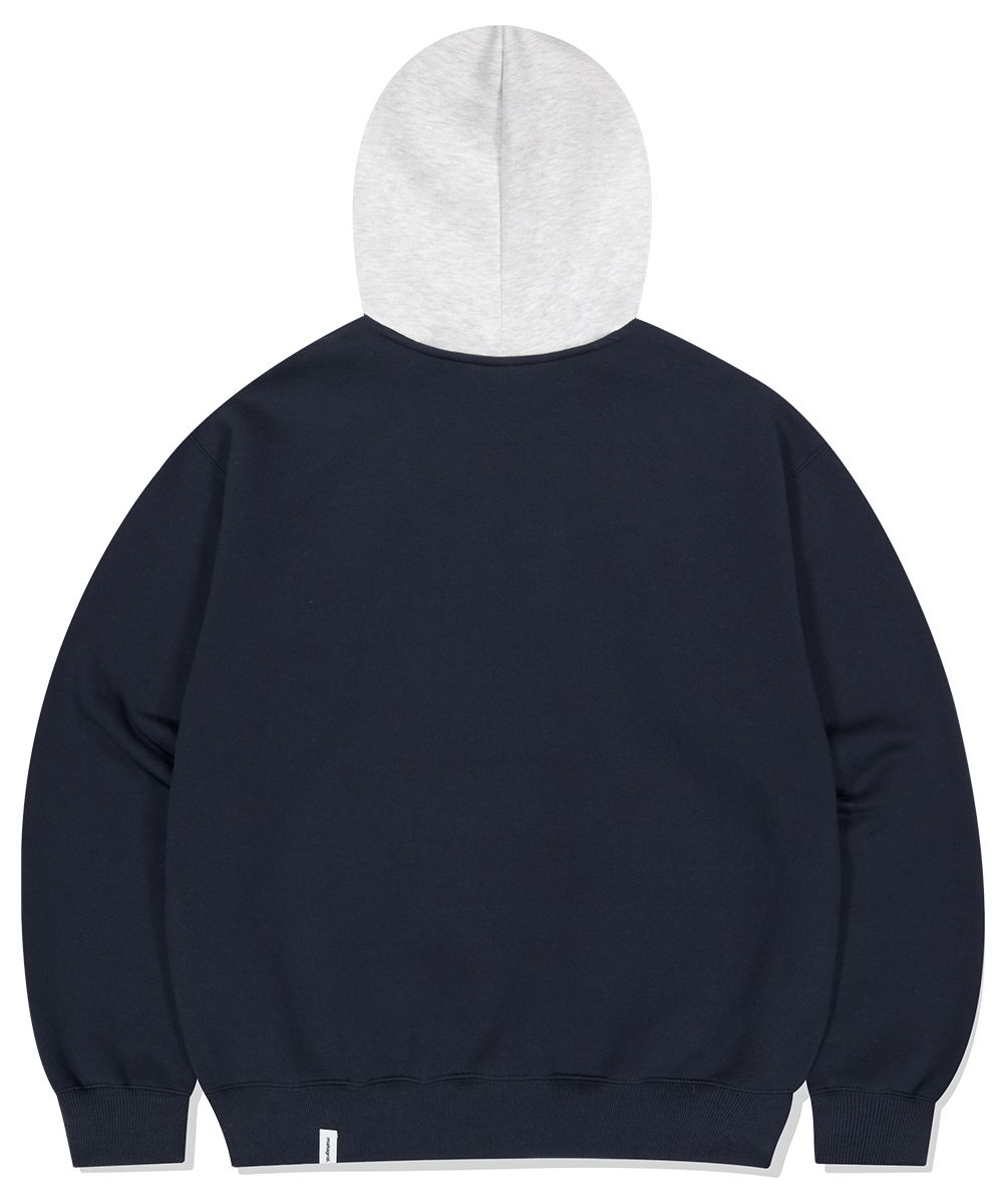 さらに100円引き◆MAHAGRID◆BASIC COLOR BLOCK HOODIE MUSINSA | MAHAGRID BASIC COLOR BLOCK HOODIE NAVY(MG2EFMM421A)