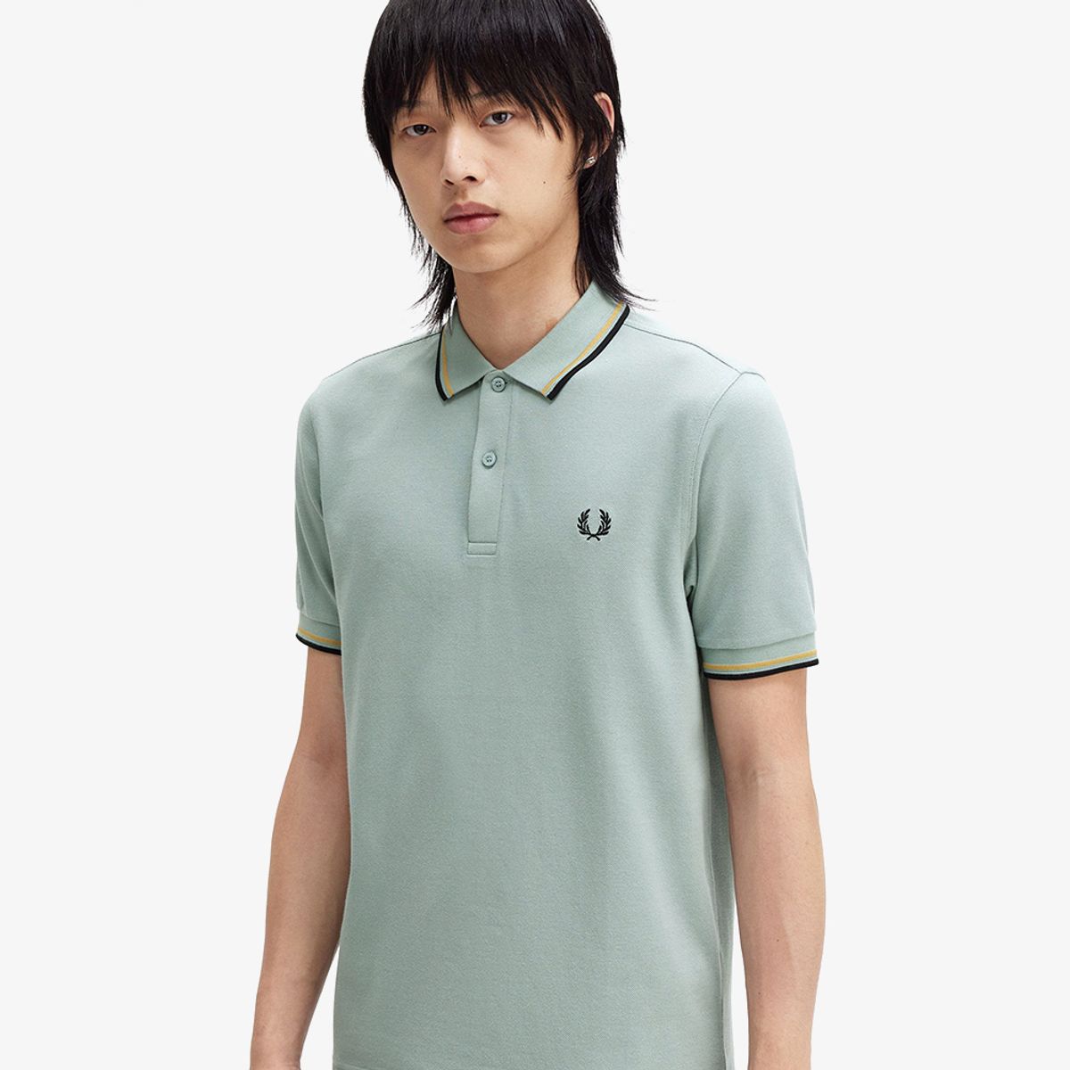 프레드페리(FRED PERRY) [M3600] 트윈 팁 프레드페리 셔츠 (W62) AFPM2433600-W62