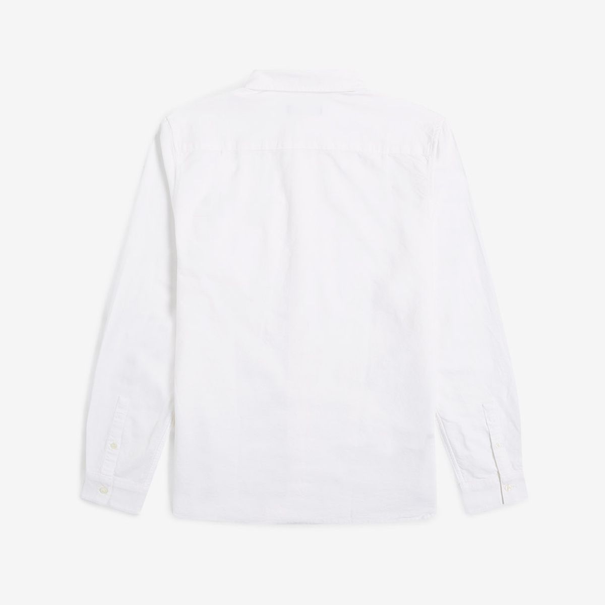 프레드페리(FRED PERRY) [Baseline] 롱 슬리브 옥스포드 셔츠 - 화이트/네이비 AFPM2G95516-100