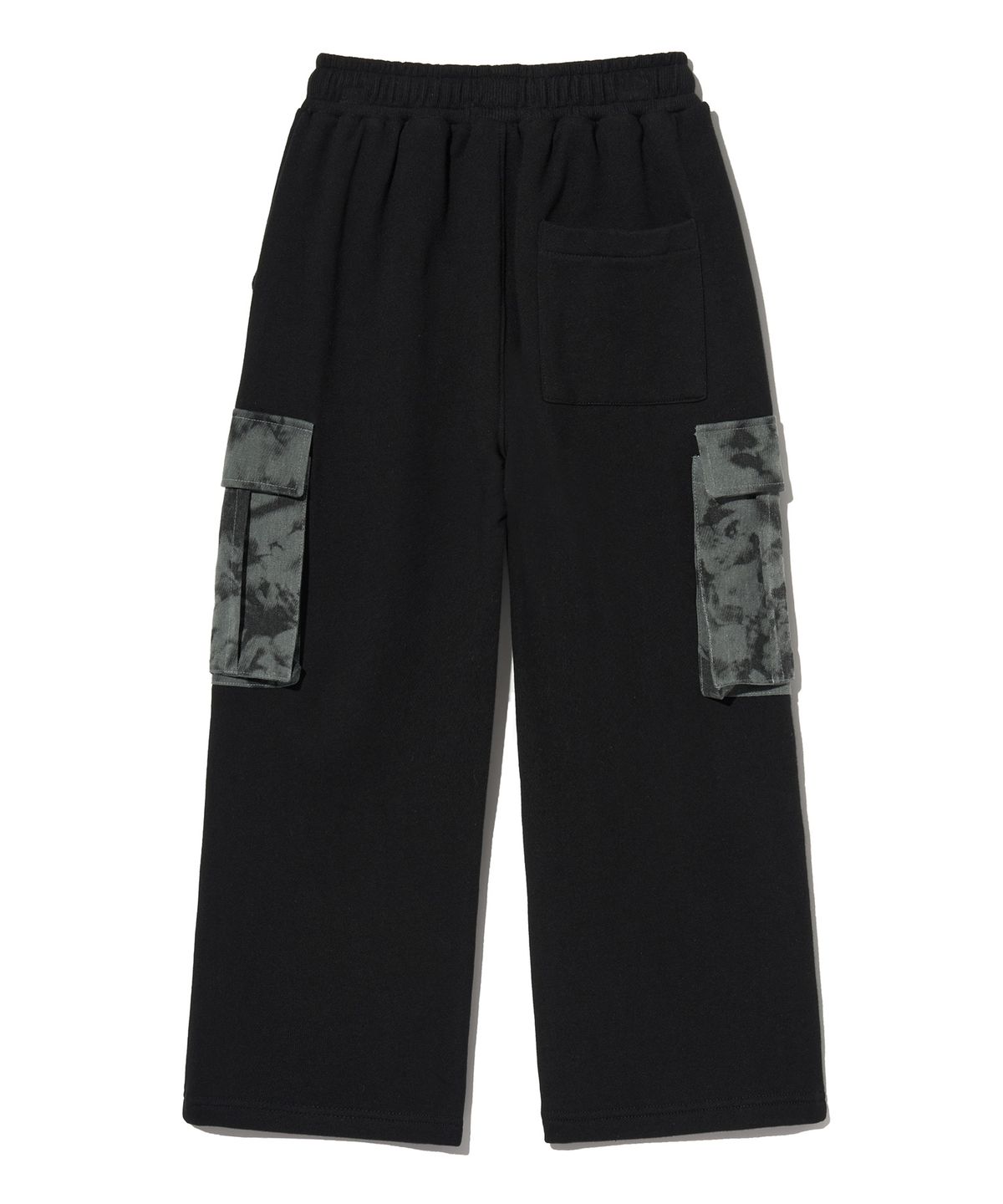 브라운브레스 키즈(BROWNBREATH KIDS) KIDS DYED COMBI PANTS - BLACK