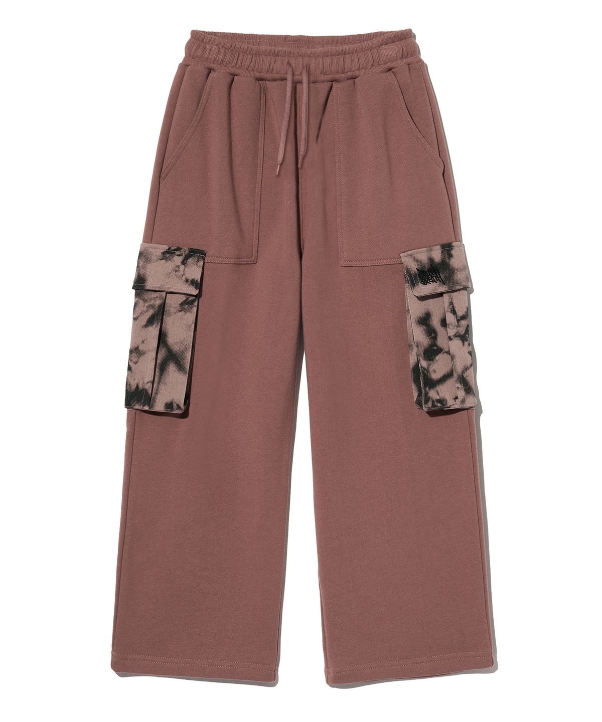 브라운브레스 키즈(BROWNBREATH KIDS) KIDS DYED COMBI PANTS - INDY PINK