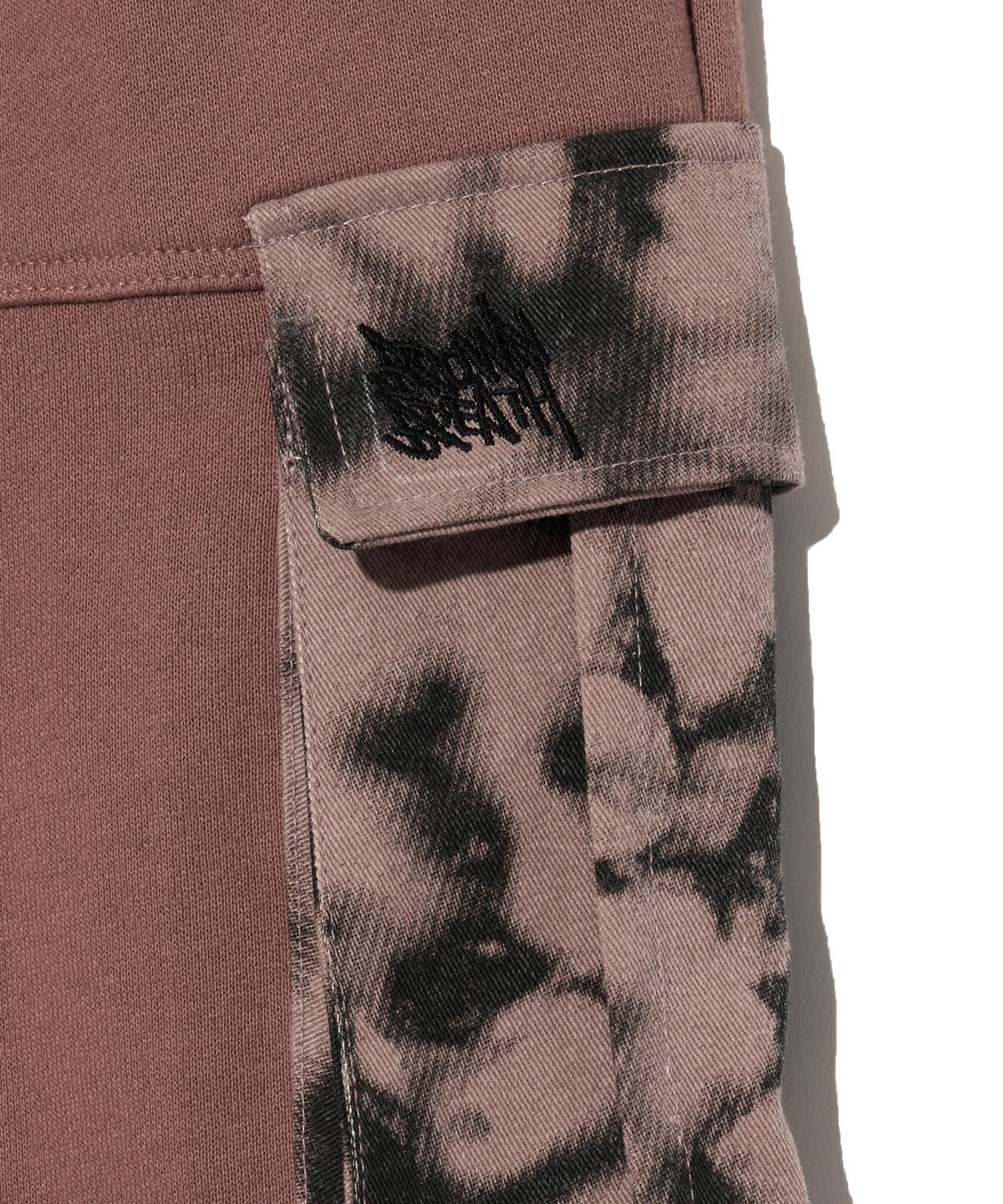 브라운브레스 키즈(BROWNBREATH KIDS) KIDS DYED COMBI PANTS - INDY PINK
