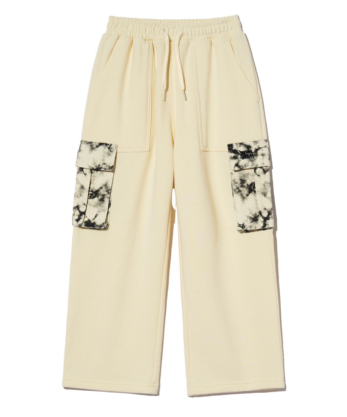 브라운브레스 키즈(BROWNBREATH KIDS) KIDS DYED COMBI PANTS - CREAM