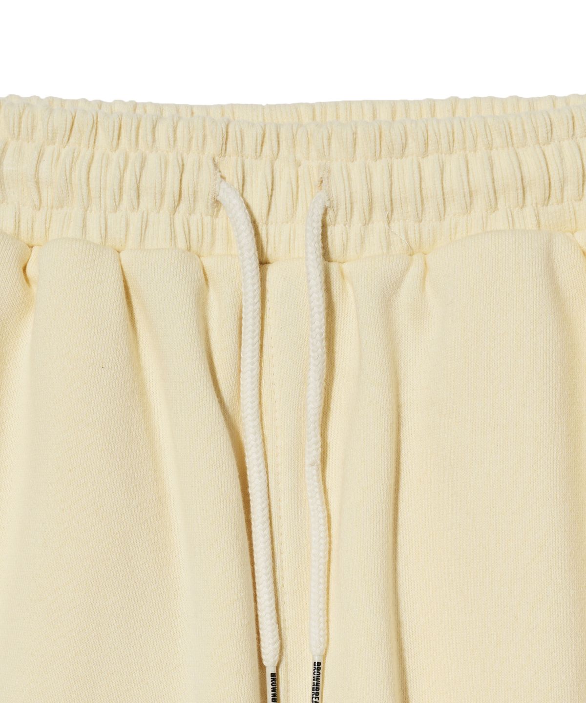 브라운브레스 키즈(BROWNBREATH KIDS) KIDS TAG SWEAT PANTS - CREAM