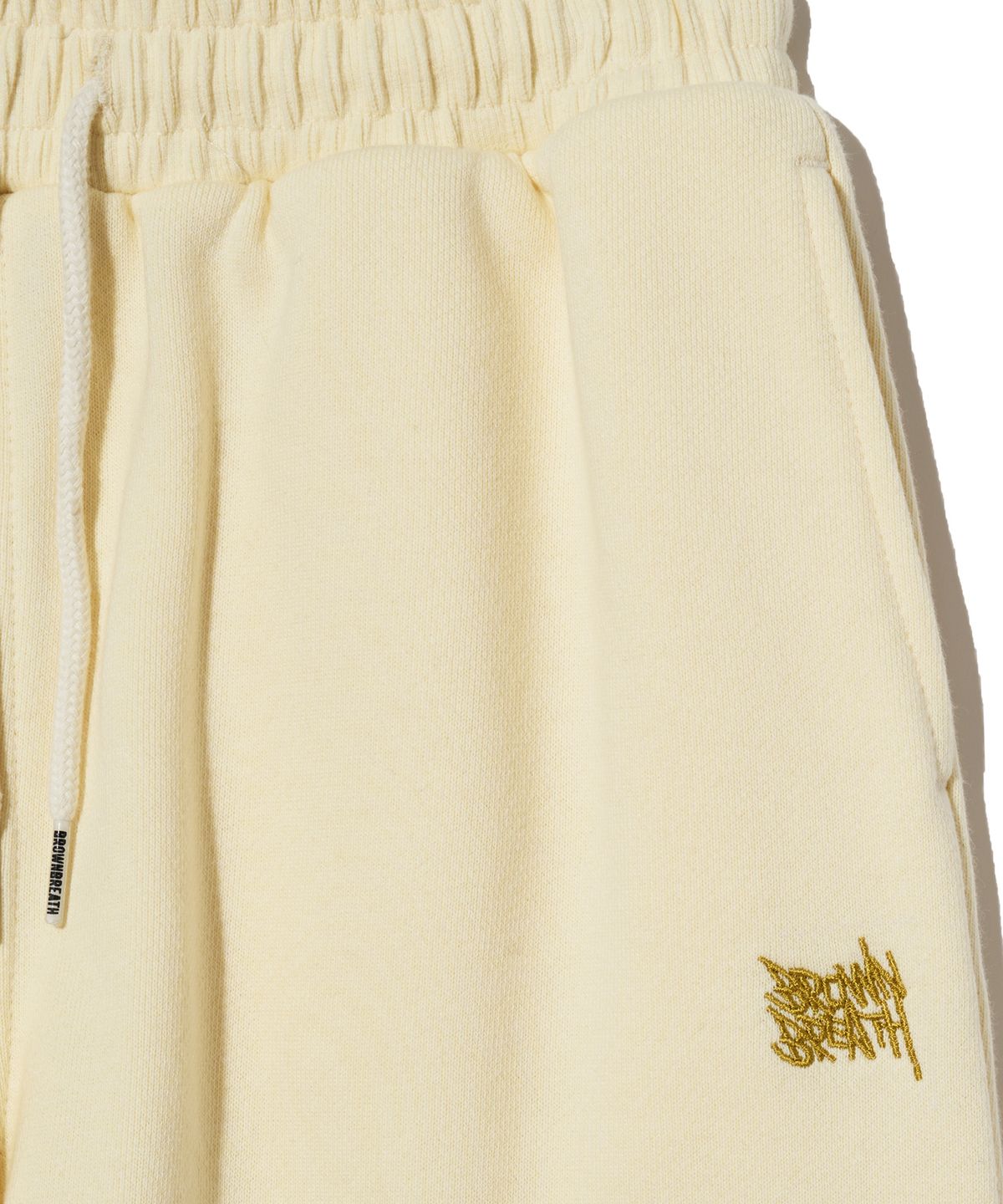 브라운브레스 키즈(BROWNBREATH KIDS) KIDS TAG SWEAT PANTS - CREAM