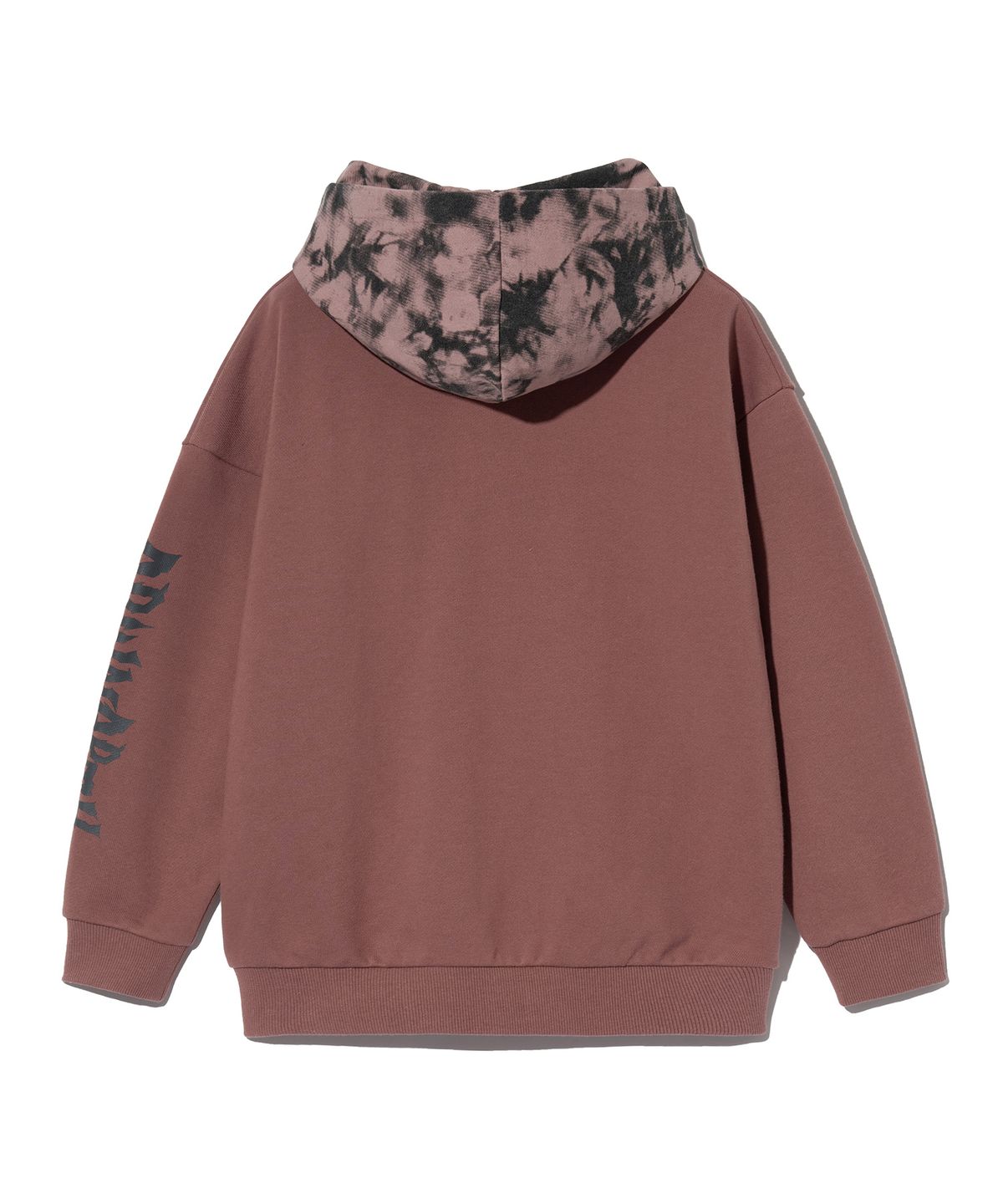 브라운브레스 키즈(BROWNBREATH KIDS) KIDS DYED COMBI HOODIE - INDY PINK