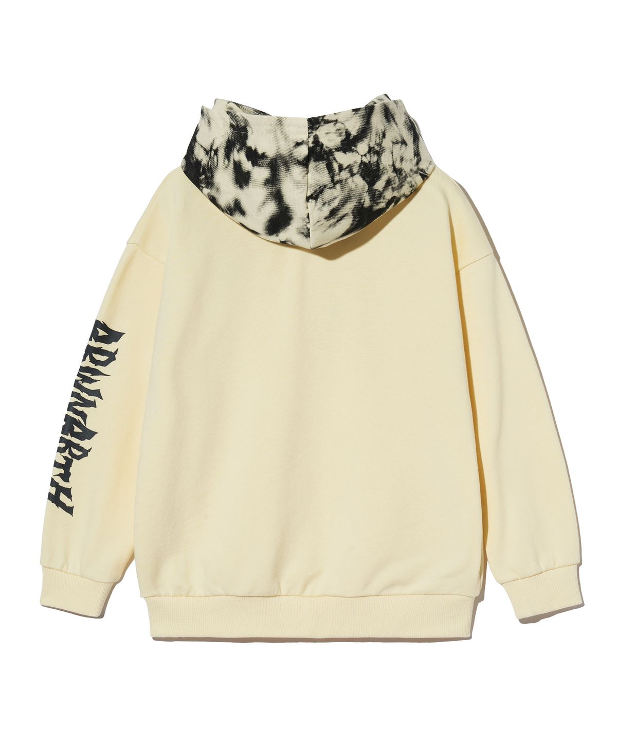 브라운브레스 키즈(BROWNBREATH KIDS) KIDS DYED COMBI HOODIE - CREAM