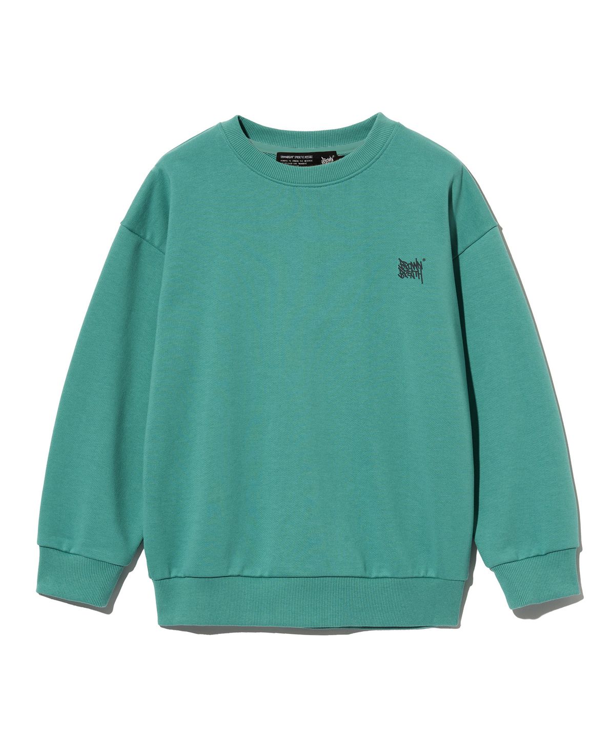 브라운브레스 키즈(BROWNBREATH KIDS) KIDS TAG CREWNECK - MINT