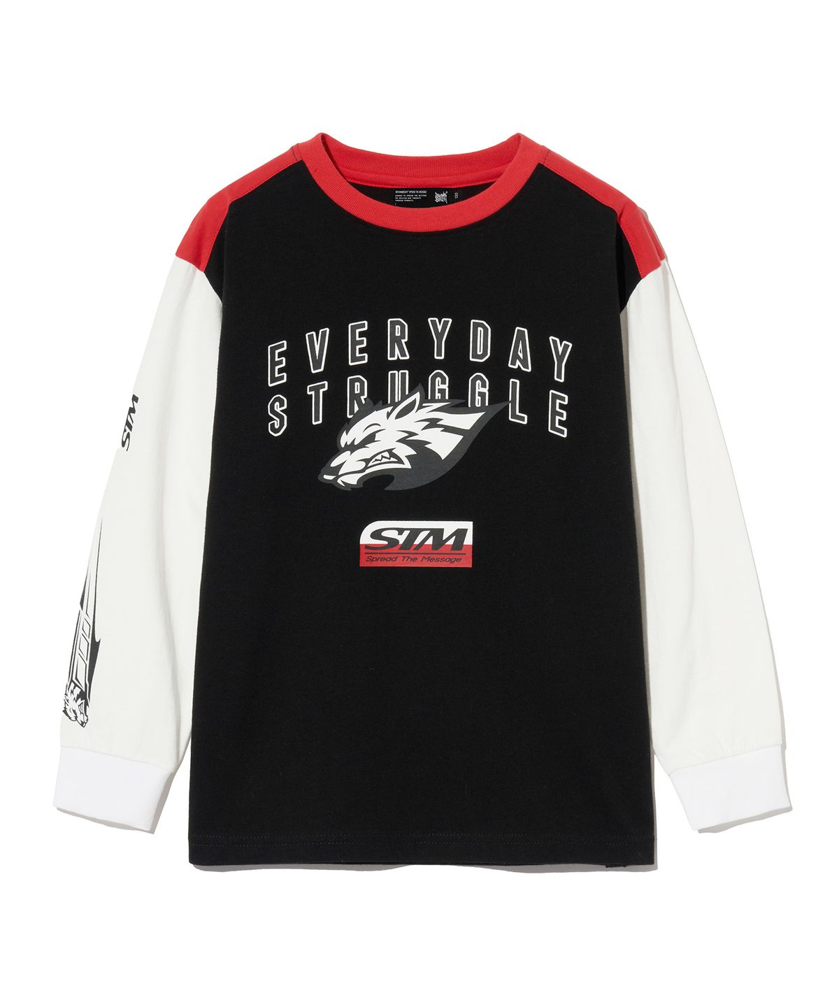 브라운브레스 키즈(BROWNBREATH KIDS) KIDS BLOCK LONGSLEEVE - BLACK