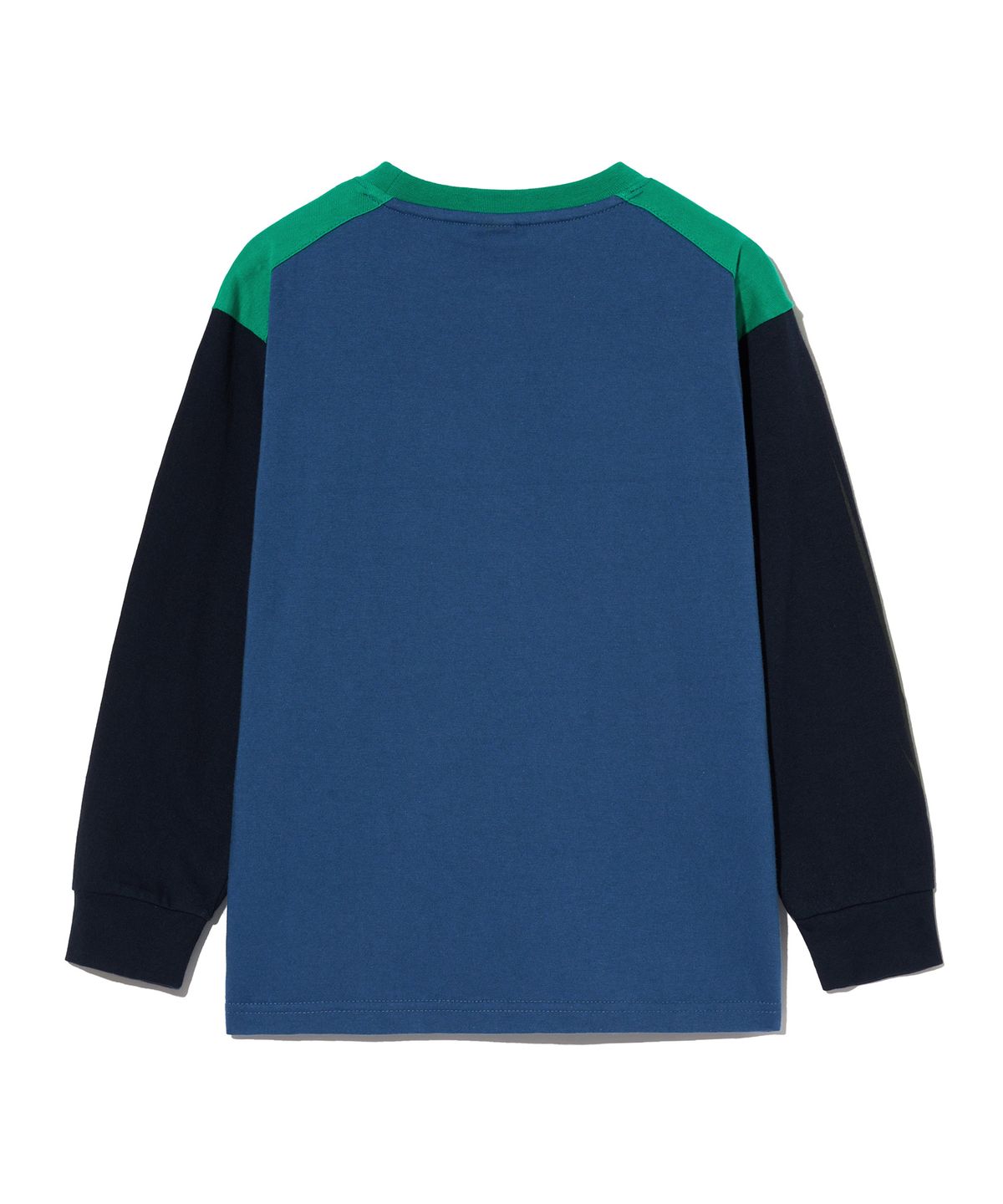 브라운브레스 키즈(BROWNBREATH KIDS) KIDS BLOCK LONGSLEEVE - BLUE