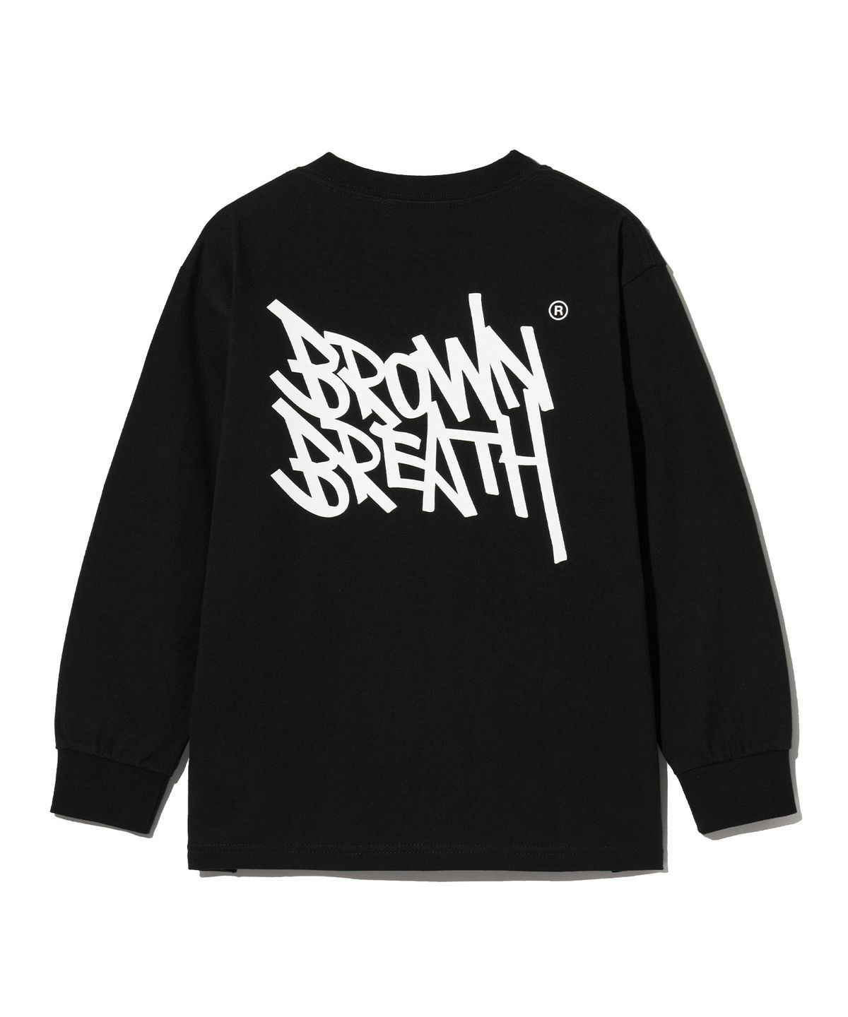 브라운브레스 키즈(BROWNBREATH KIDS) KIDS TAG LONGSLEEVE - BLACK