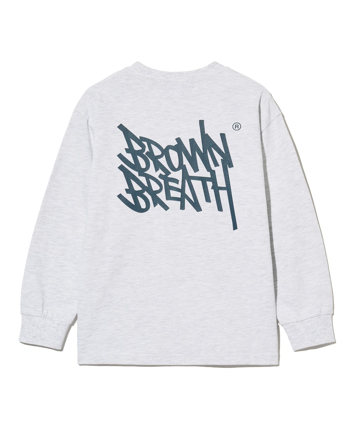 브라운브레스 키즈(BROWNBREATH KIDS) KIDS TAG LONGSLEEVE - ASH