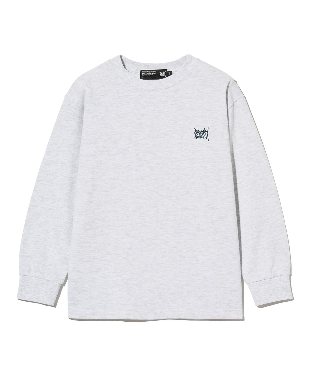 브라운브레스 키즈(BROWNBREATH KIDS) KIDS TAG LONGSLEEVE - ASH