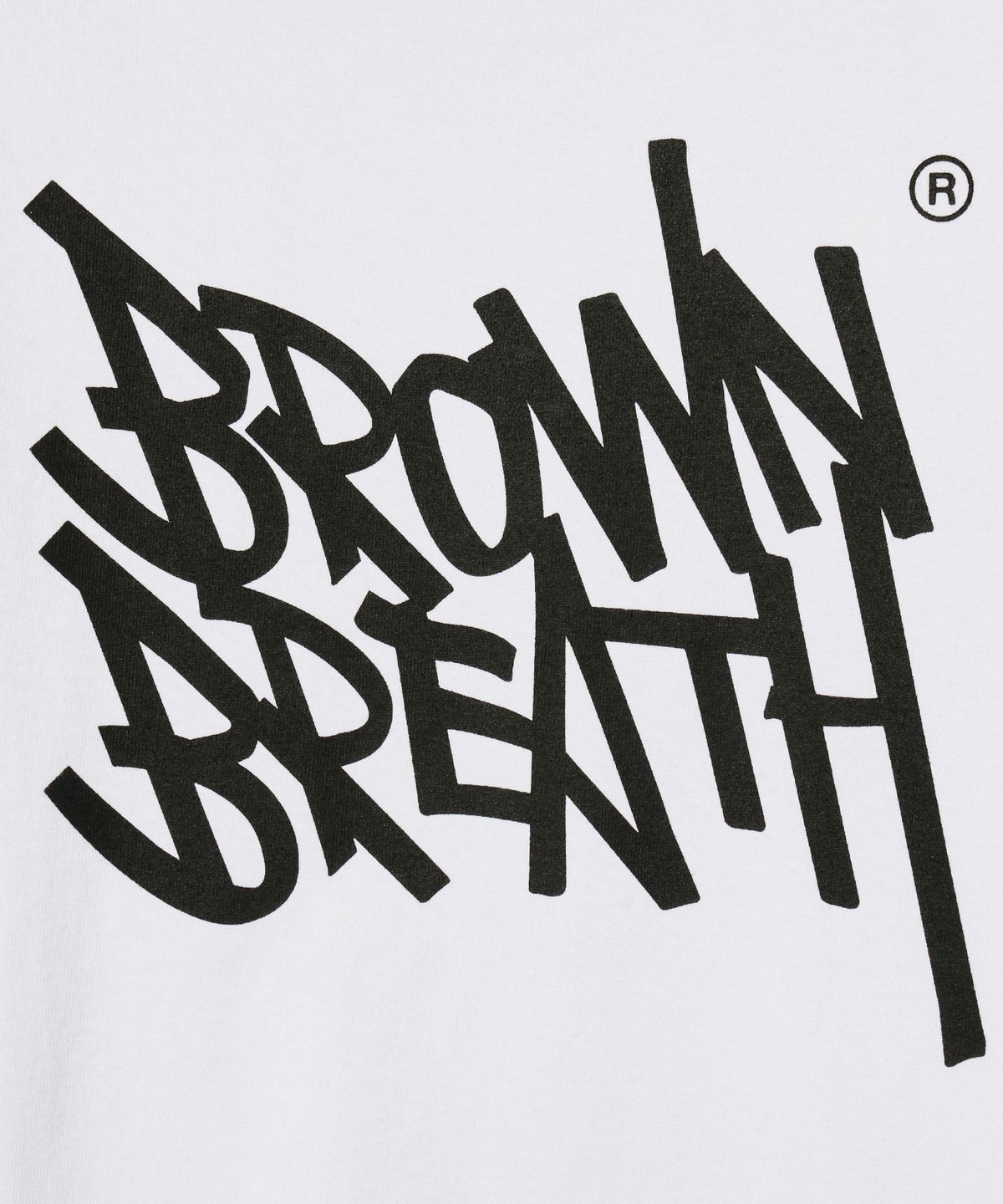 브라운브레스 키즈(BROWNBREATH KIDS) KIDS TAG LONGSLEEVE - WHITE