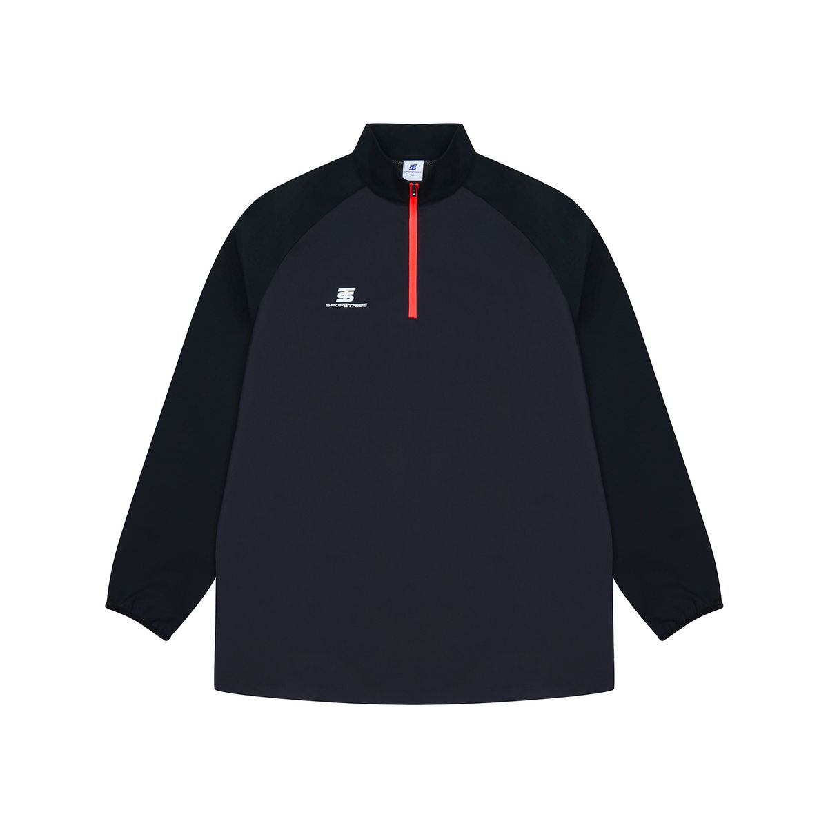 스포츠트라이브(SPORTSTRIBE) 하프 바람막이 BK