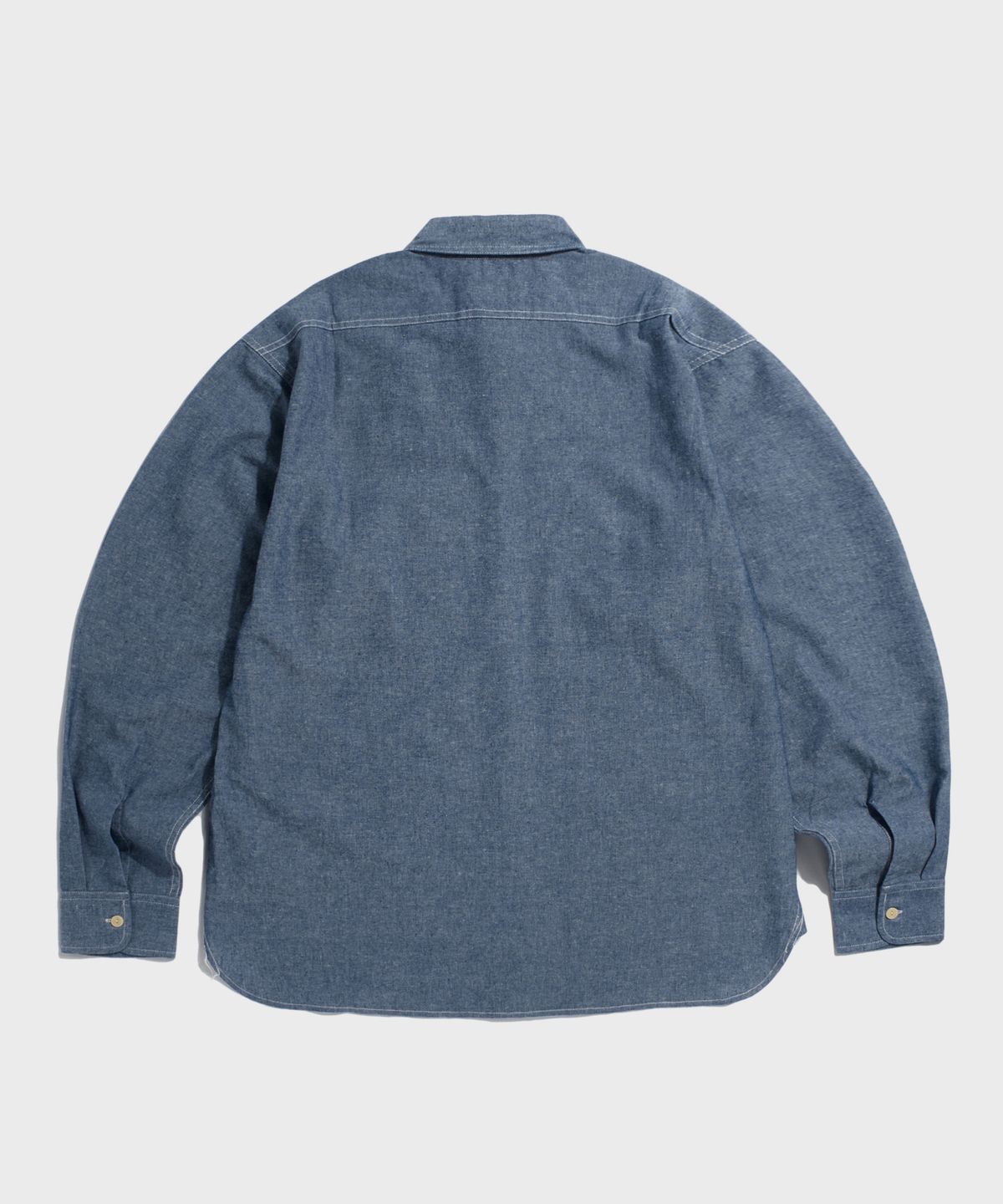 브론슨(BRONSON) Blue Chambray Work Shirt KR Ver. Light Indigo