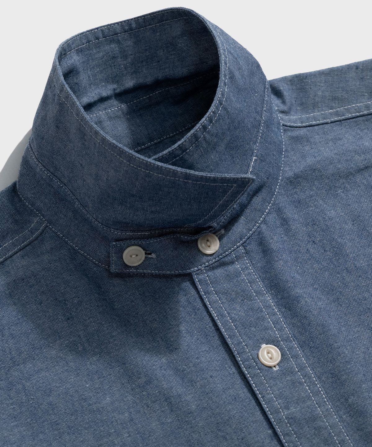 브론슨(BRONSON) Blue Chambray Work Shirt KR Ver. Light Indigo