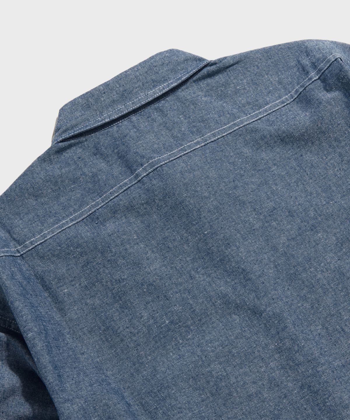 브론슨(BRONSON) Blue Chambray Work Shirt KR Ver. Light Indigo