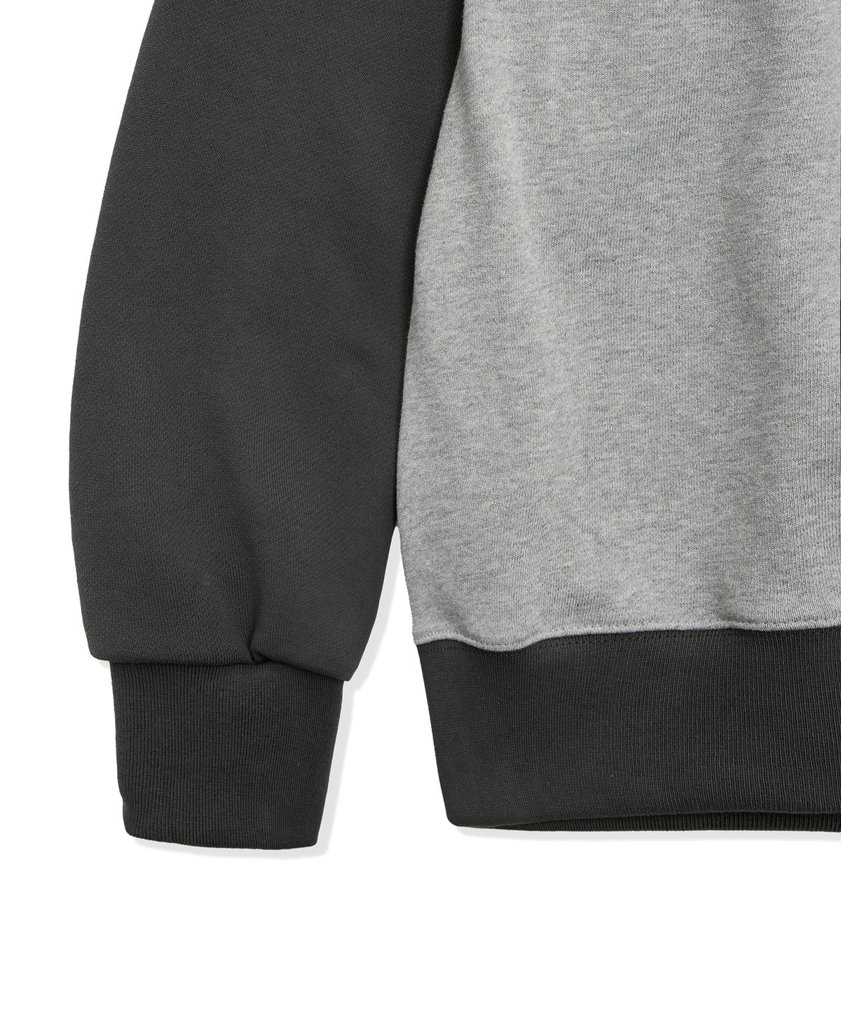 캑터스도넛마켓(CACTUSDONUTMARKET) Smiling Dog Raglan Sweatshirt - Gray