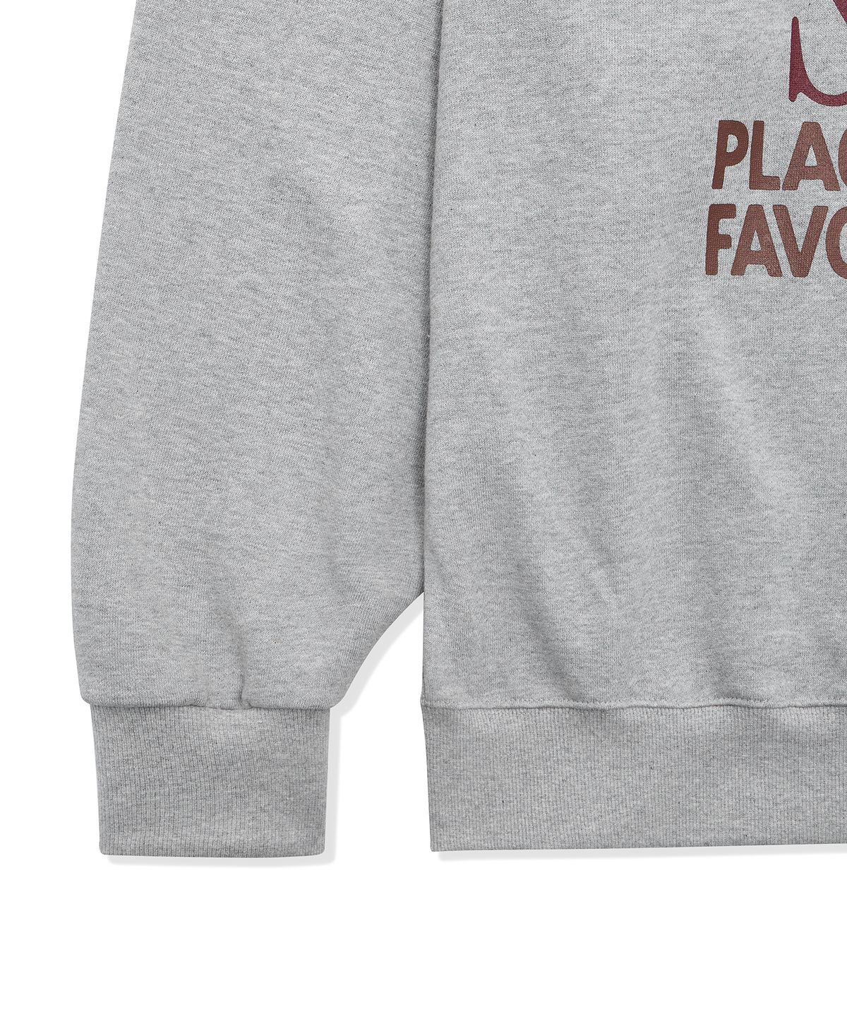 캑터스도넛마켓(CACTUSDONUTMARKET) Sweet Sweatshirt - Gray